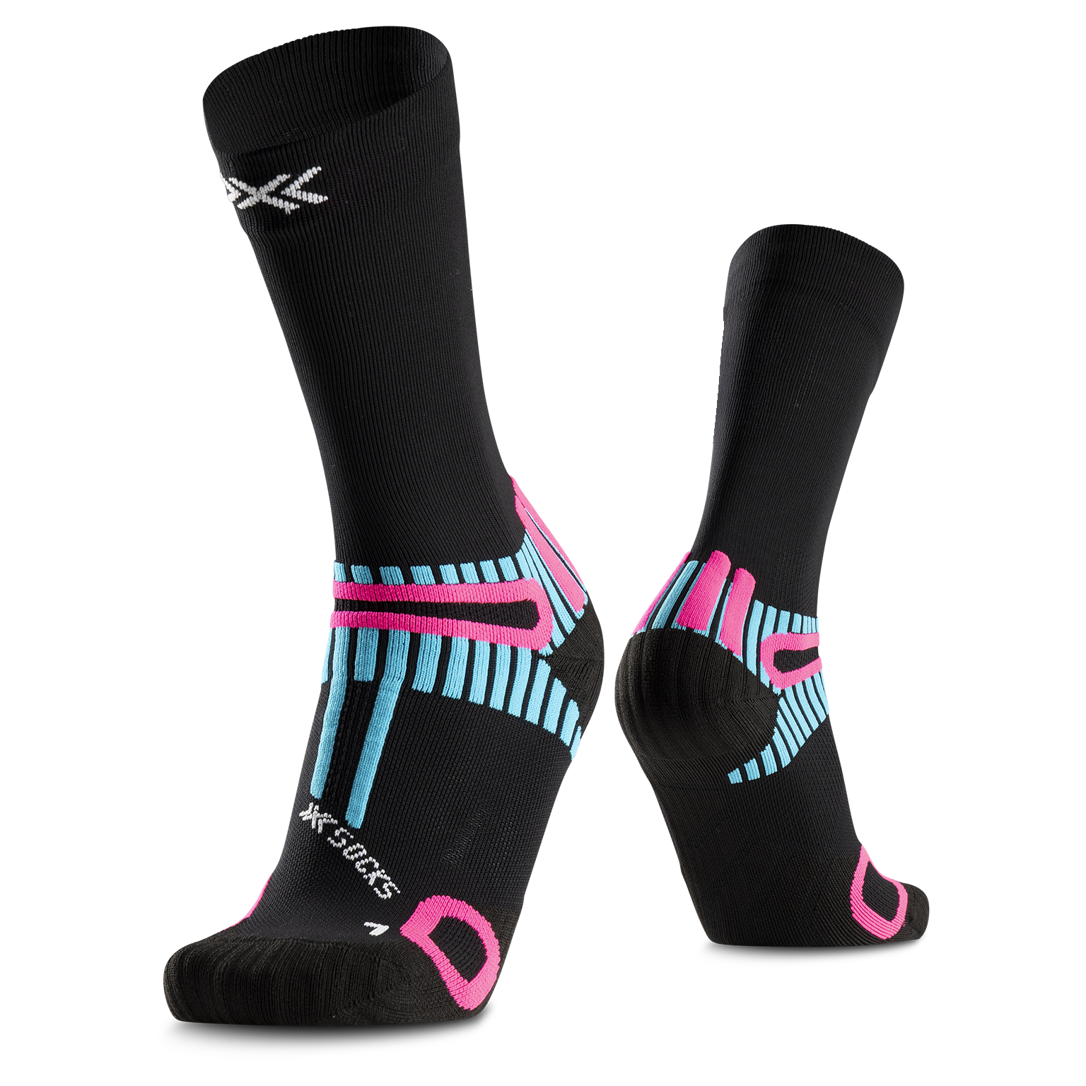 X-SOCKS HIKE PERFORM CREW - X Black - Crew - 5 of 16