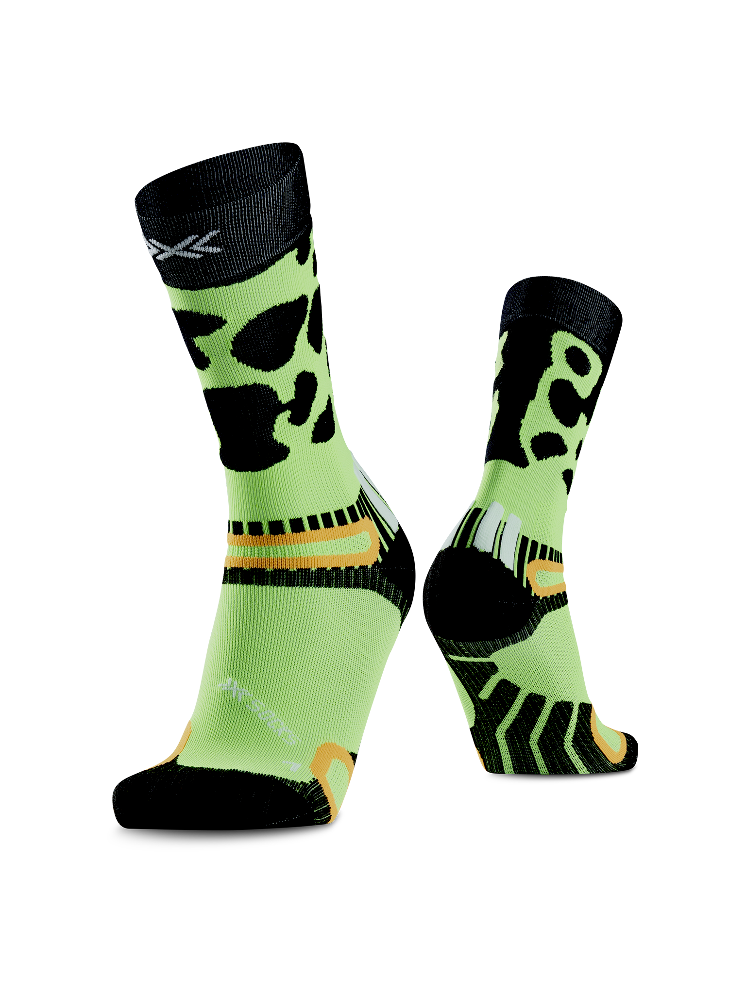 X-SOCKS HIKE DISCOVER CREW - Fluo Green Frog - Crew - 21 of 28