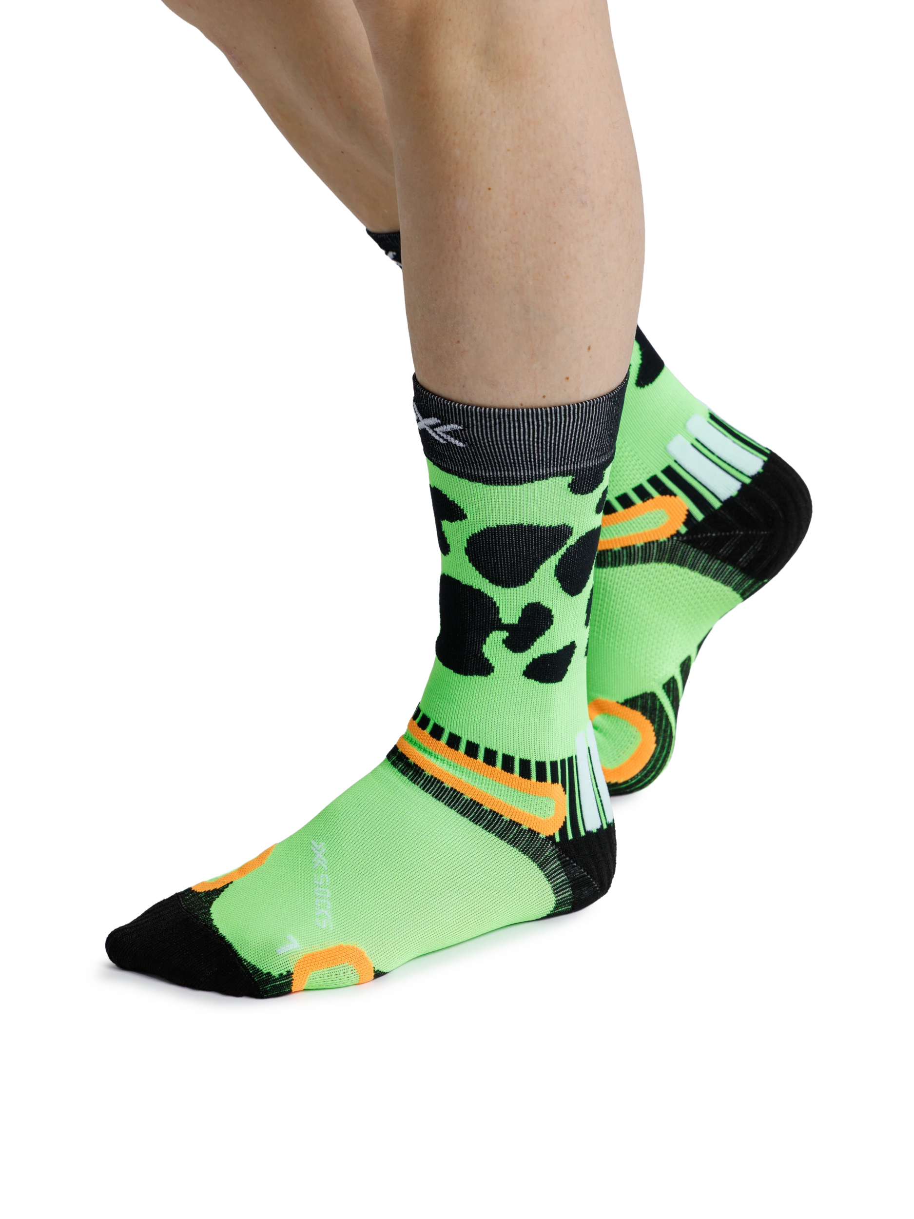 X-SOCKS HIKE DISCOVER CREW - Fluo Green Frog - Crew - 22 of 28