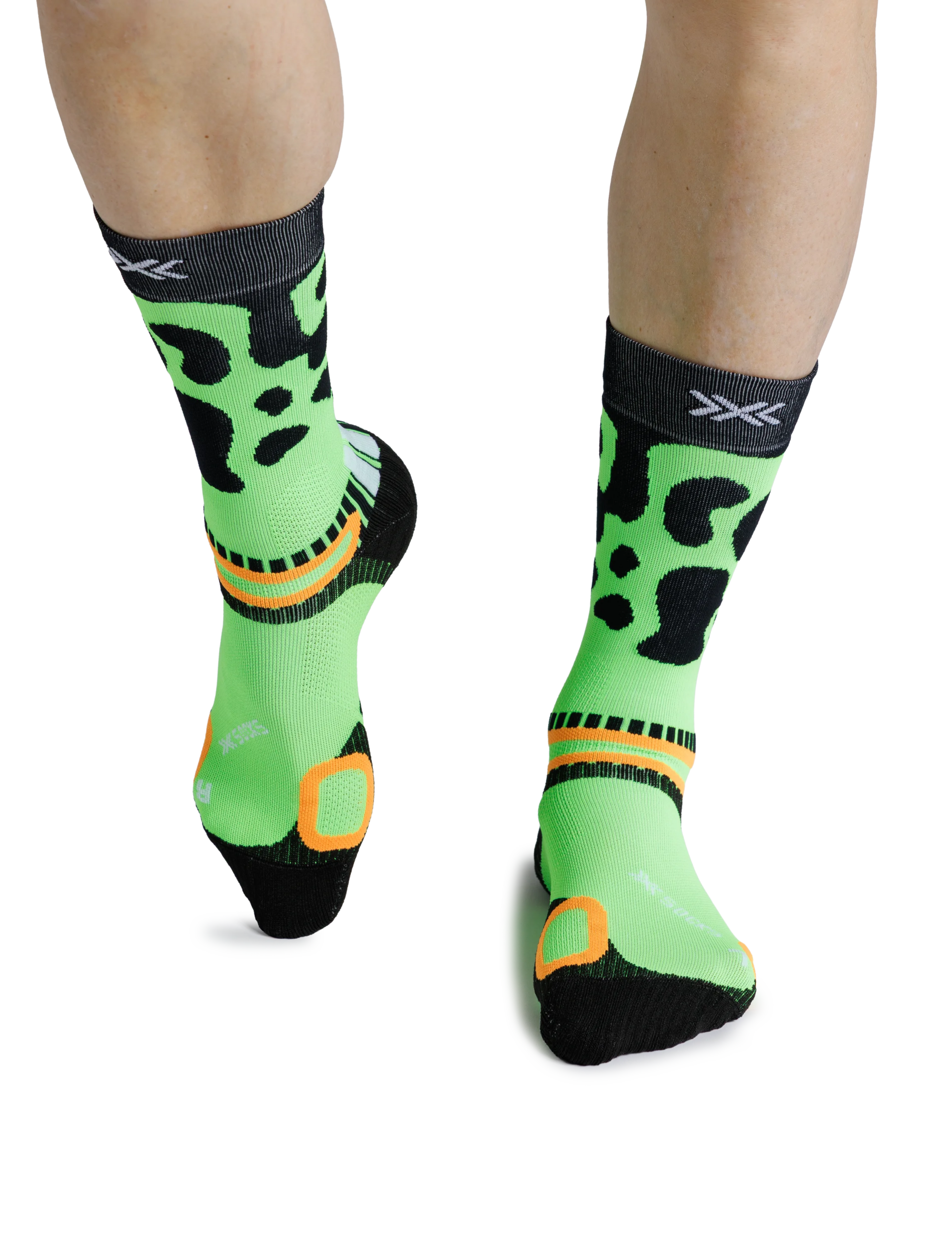 X-SOCKS HIKE DISCOVER CREW - Fluo Green Frog - Crew - 23 of 28
