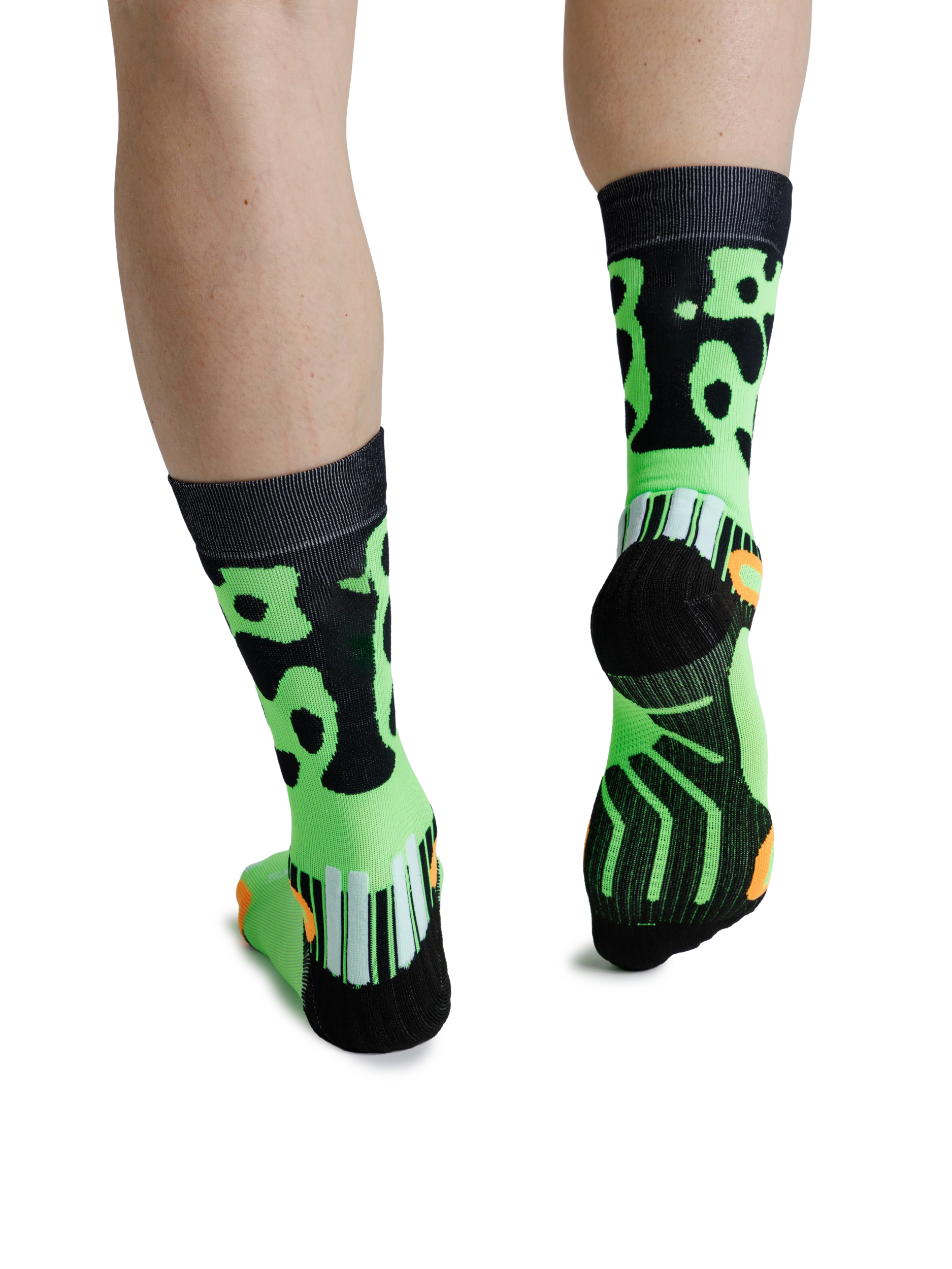 X-SOCKS HIKE DISCOVER CREW - Fluo Green Frog - Crew - 24 of 28
