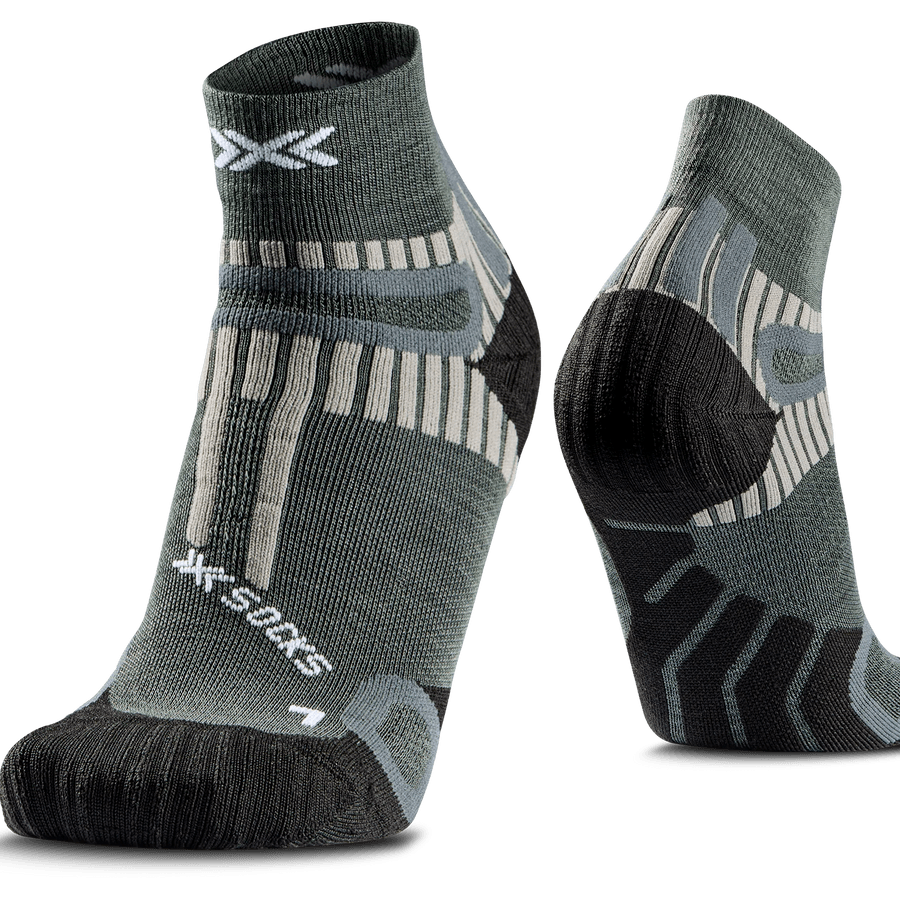 X-SOCKS HIKE PERFORM MERINO ANKLE - Heather Olive - Ankle - 9 of 12