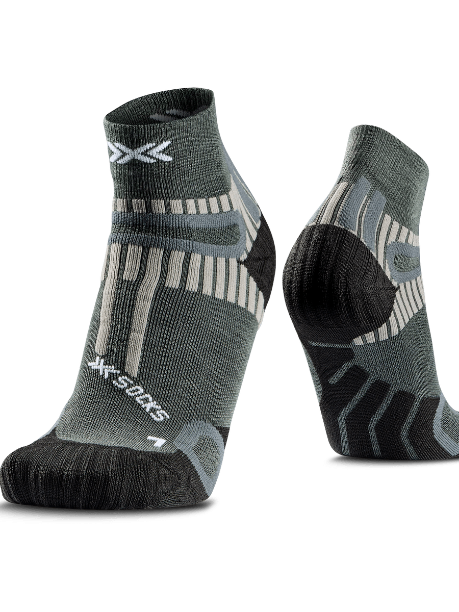X-SOCKS HIKE PERFORM MERINO ANKLE - Heather Olive - Ankle - 9 of 12