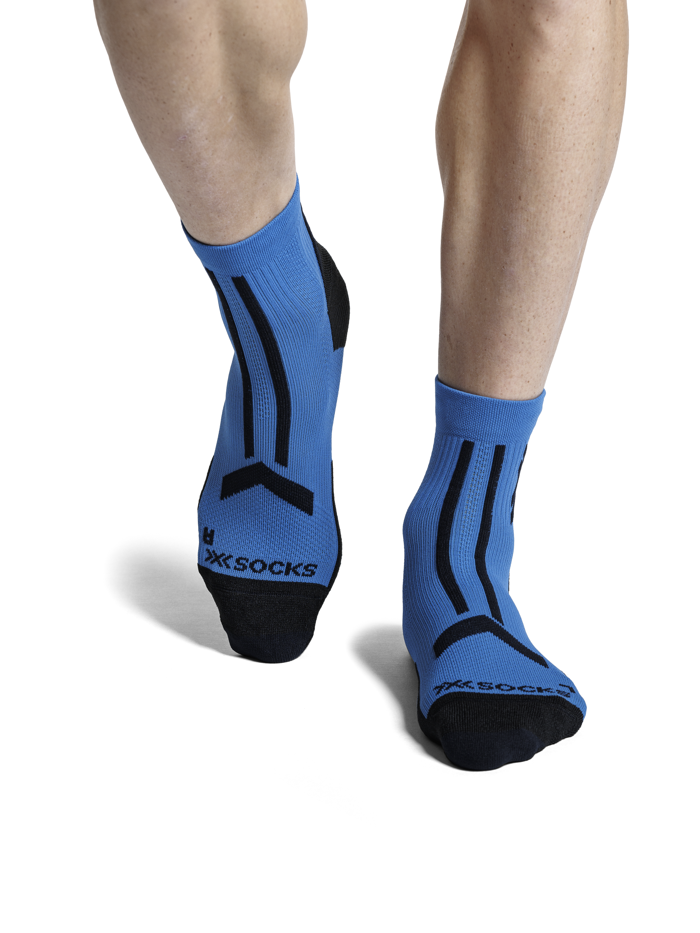 X-SOCKS TRAILRUN DISCOVER ANKLE - Mineral Blue X Black - Ankle - 12 of 14