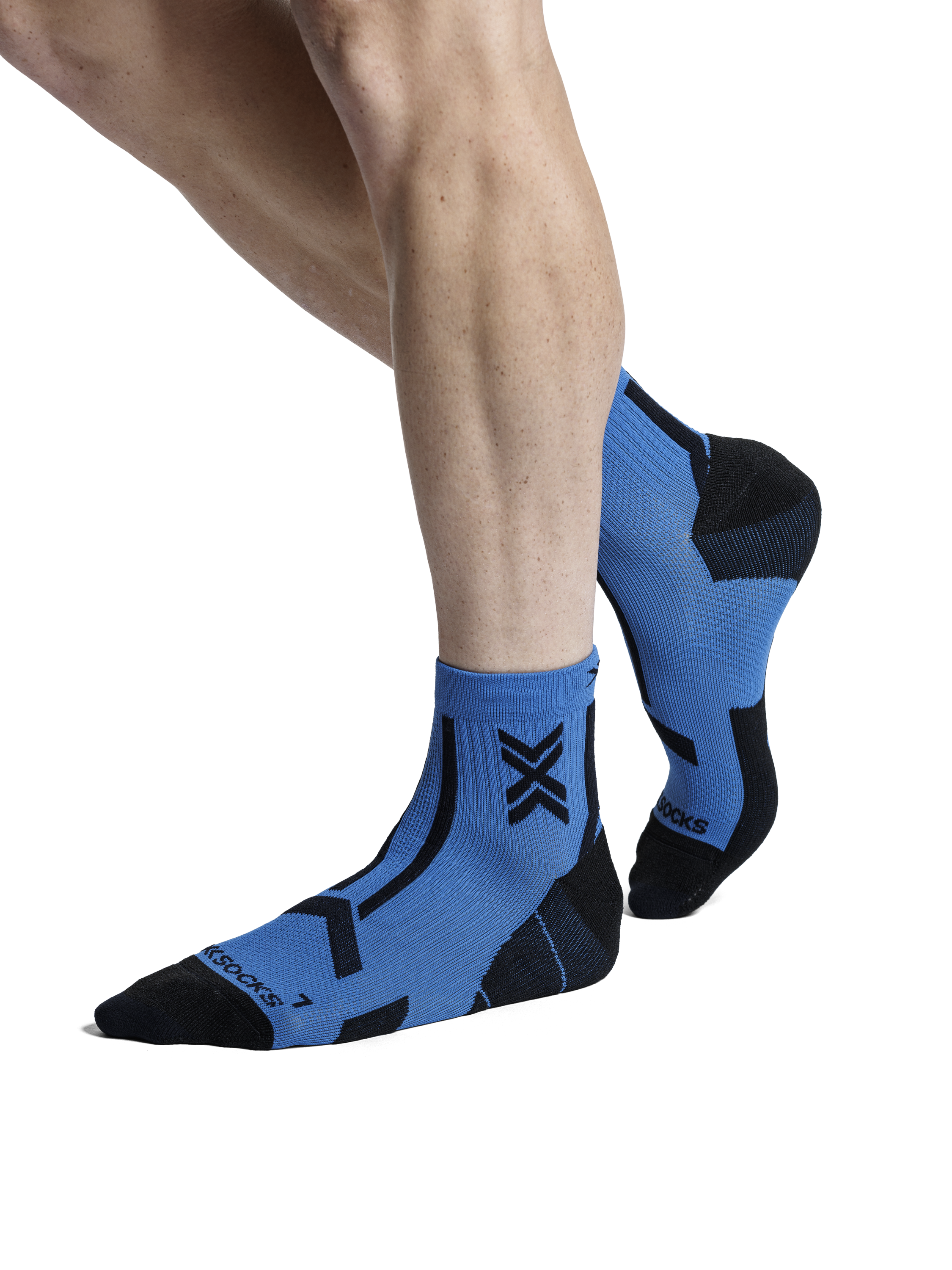 X-SOCKS TRAILRUN DISCOVER ANKLE - Mineral Blue X Black - Ankle - 13 of 14