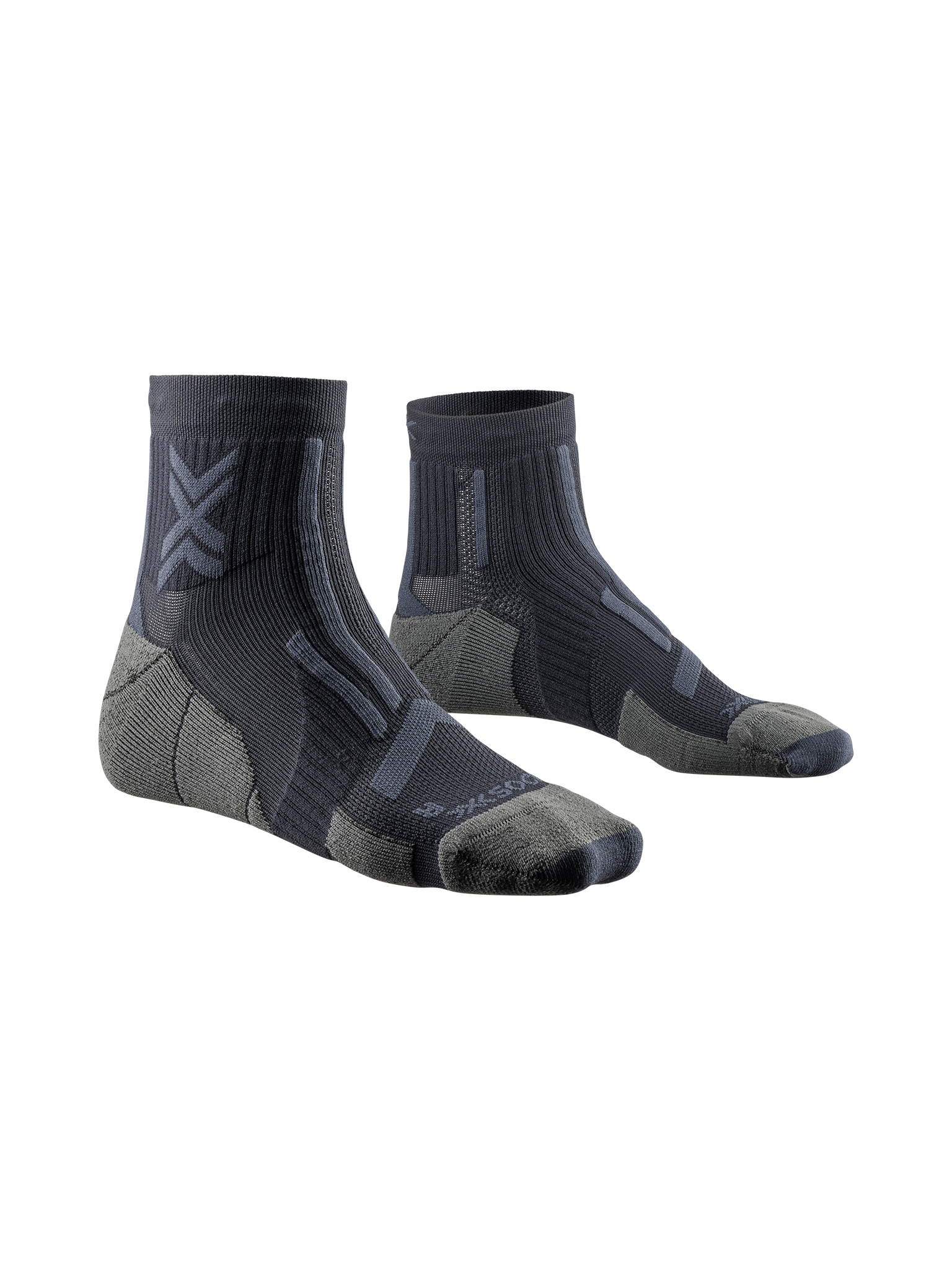 X-SOCKS TRAILRUN PERFORM ANKLE - Black Charcoal - Ankle - 1 of 5