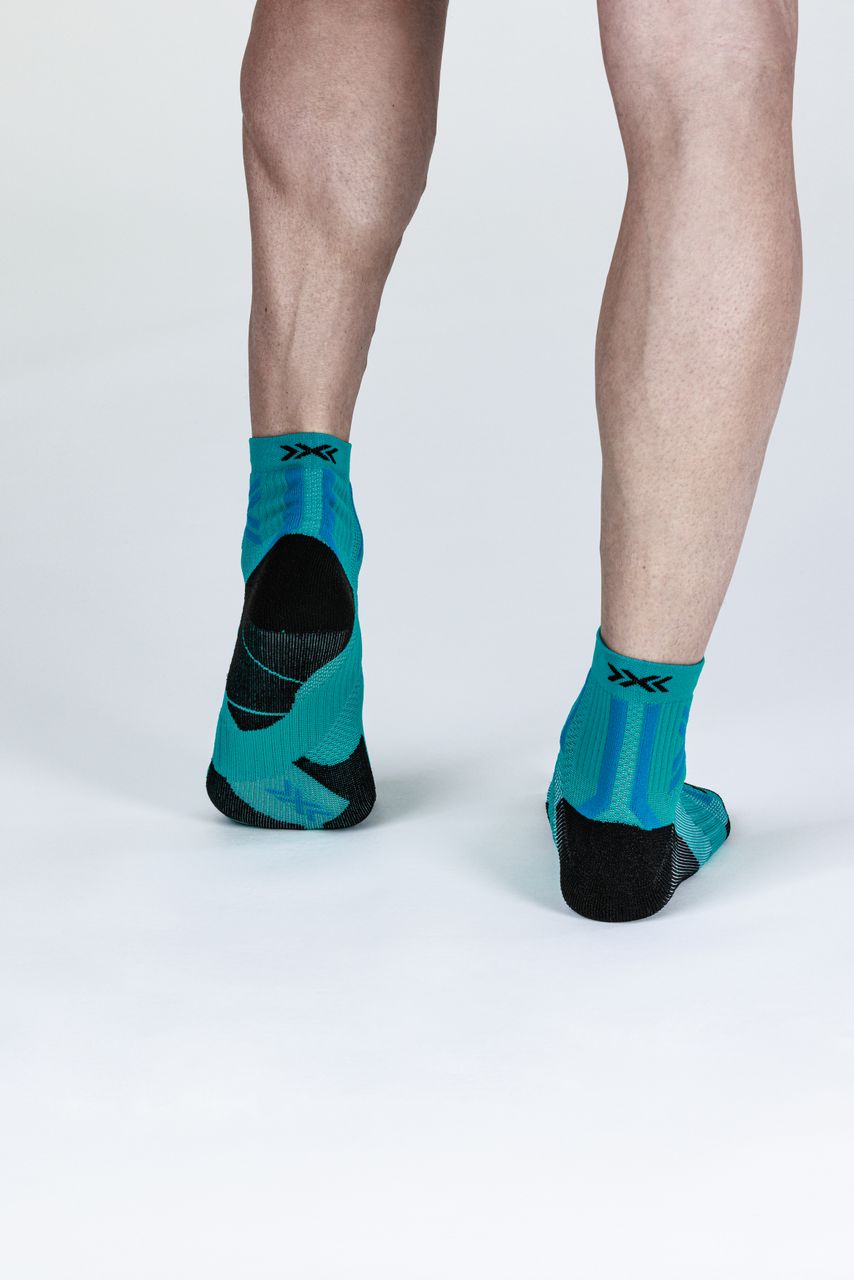 X-SOCKS TRAILRUN PERFORM ANKLE - Lake Green Sunset Blue - Ankle - 5 of 5