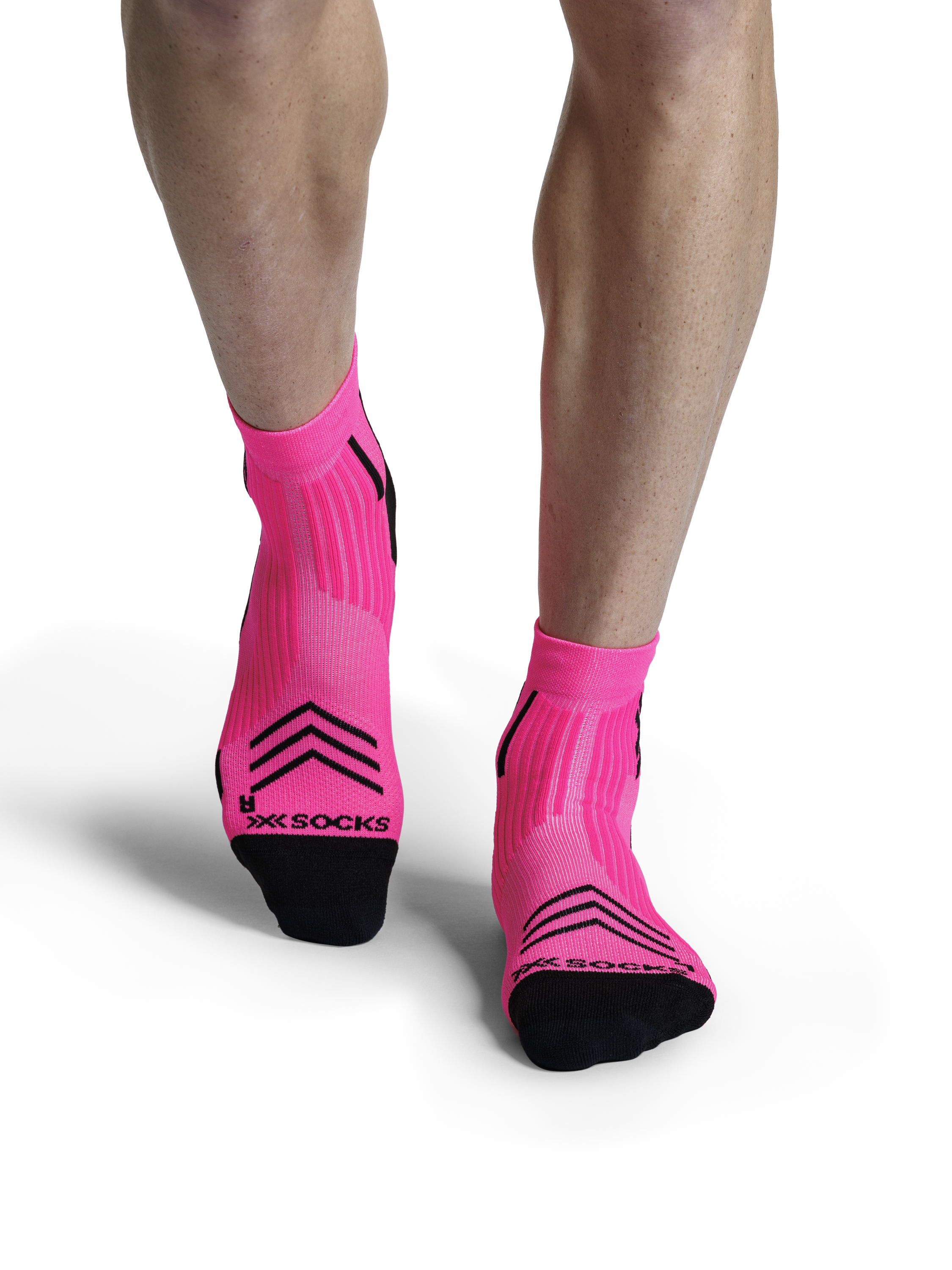 X-SOCKS RUN EXPERT ANKLE - Fluo Pink X Black - Ankle - 7 of 9