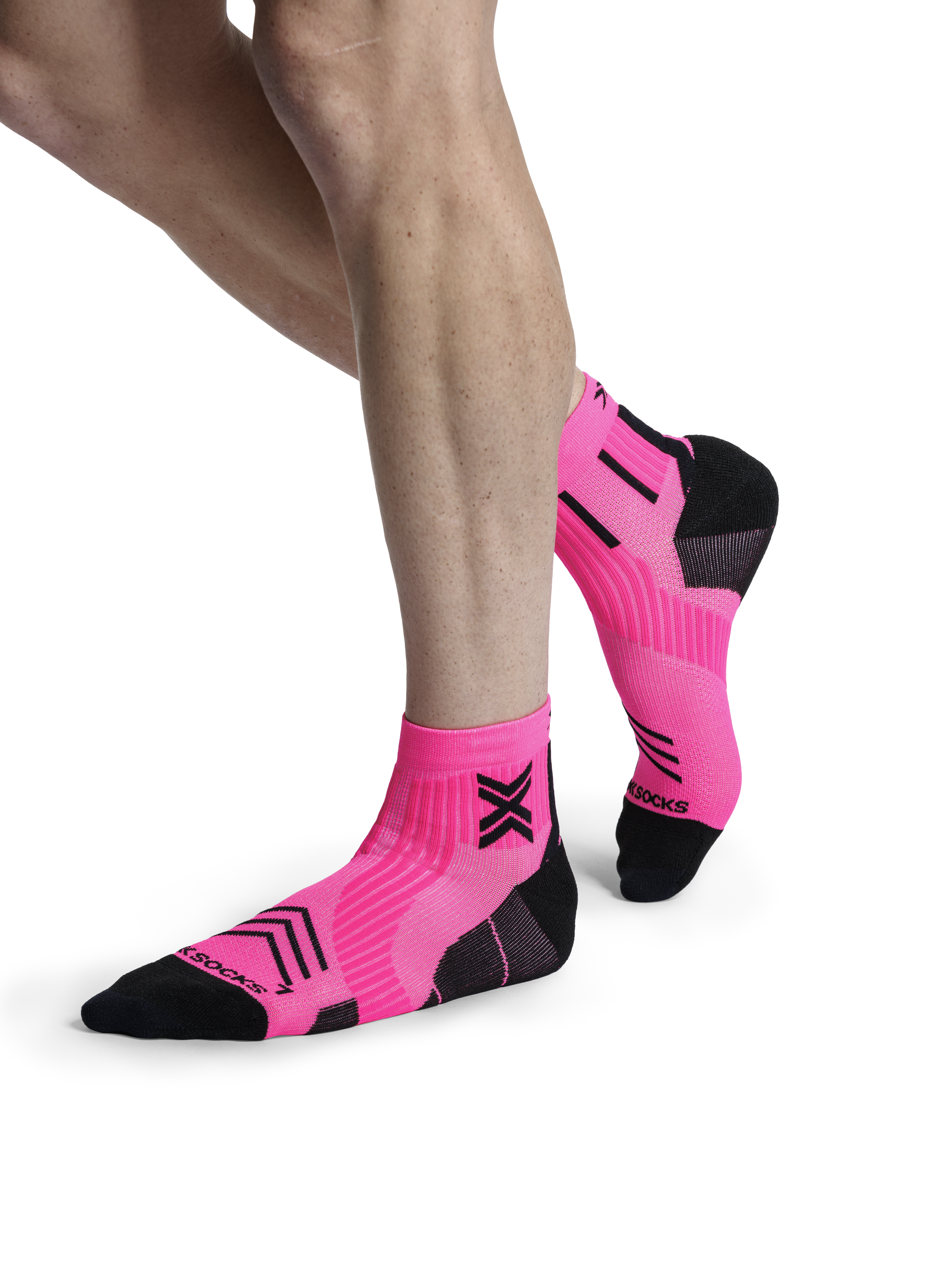 X-SOCKS RUN EXPERT ANKLE - Fluo Pink X Black - Ankle - 8 of 9