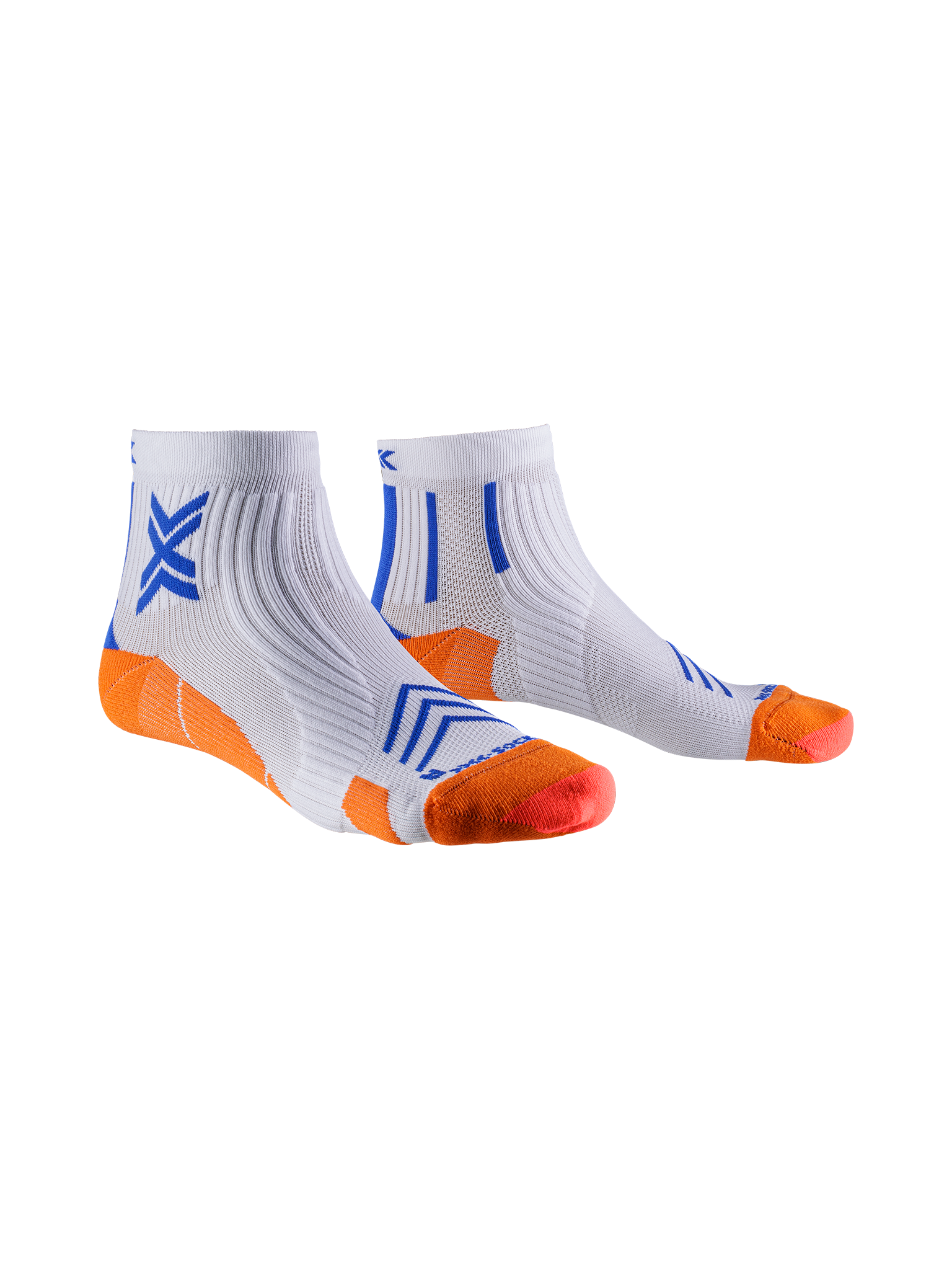 X-SOCKS RUN EXPERT ANKLE - White Orange Twyce Blue - Ankle - 2 of 9