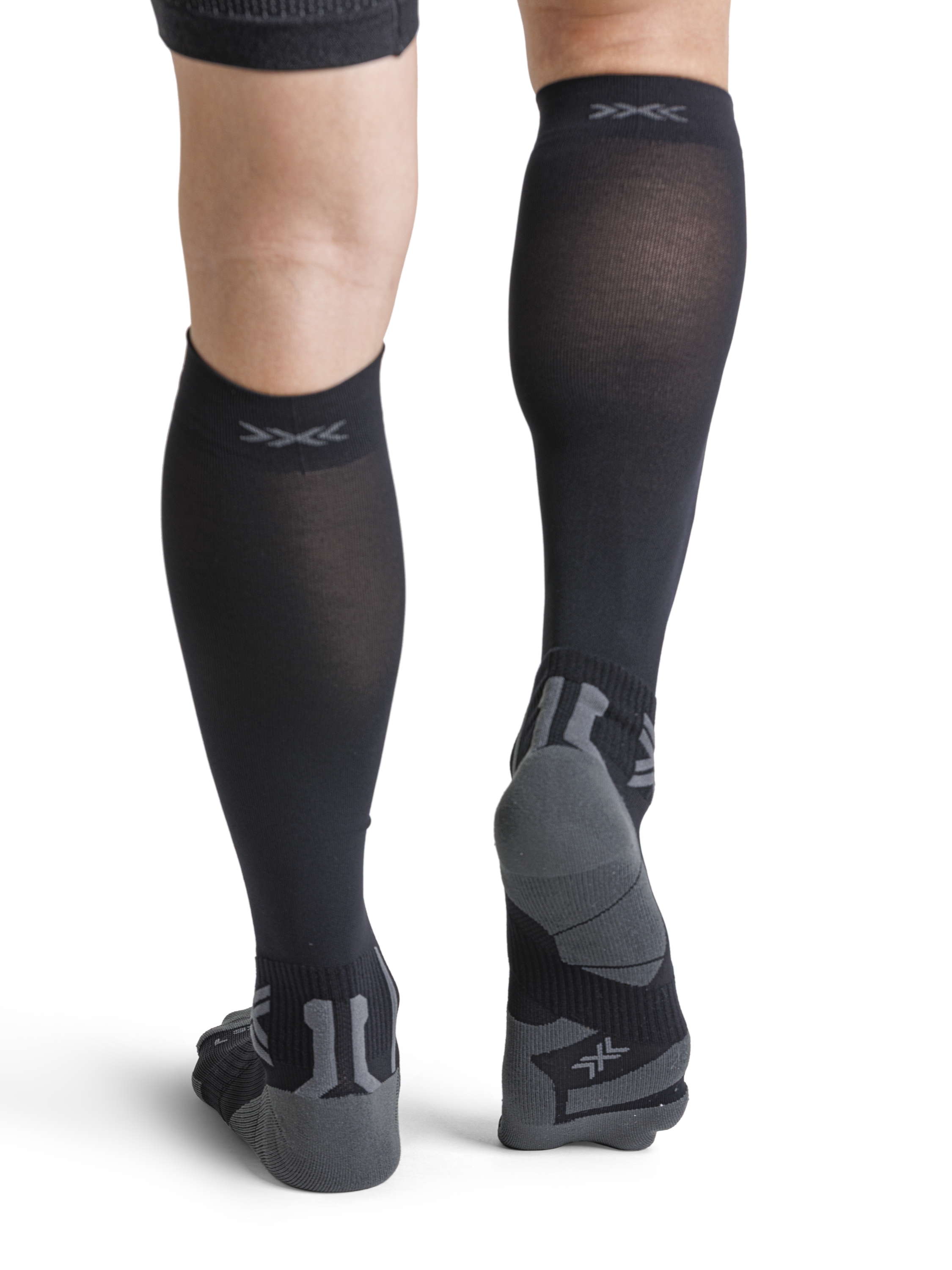X-SOCKS RUN PERFORM OTC - Black Charcoal - Over The Calf - 3 of 5