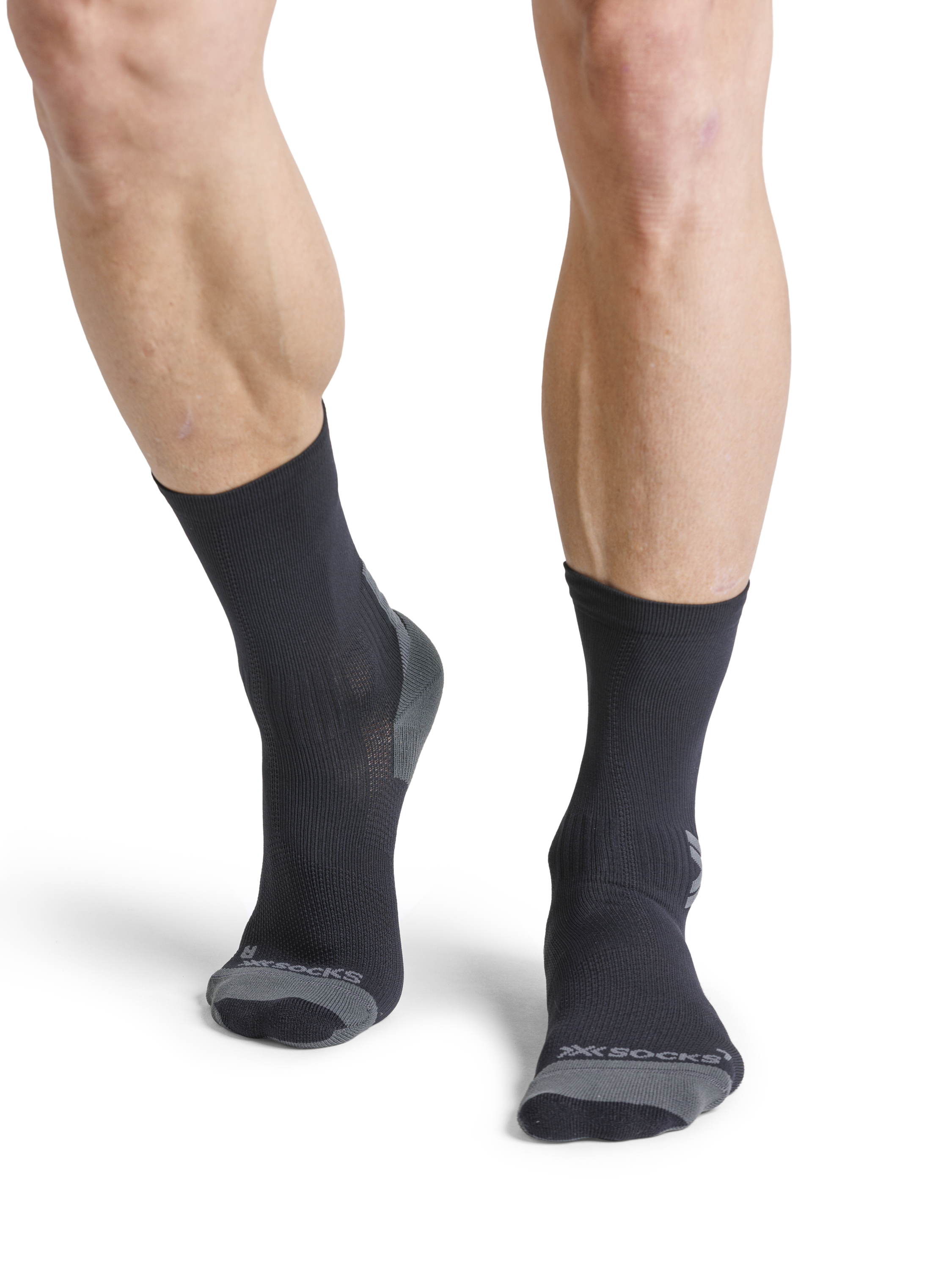 X-SOCKS RUN DISCOVER CREW - Black Charcoal - Crew - 15 of 28