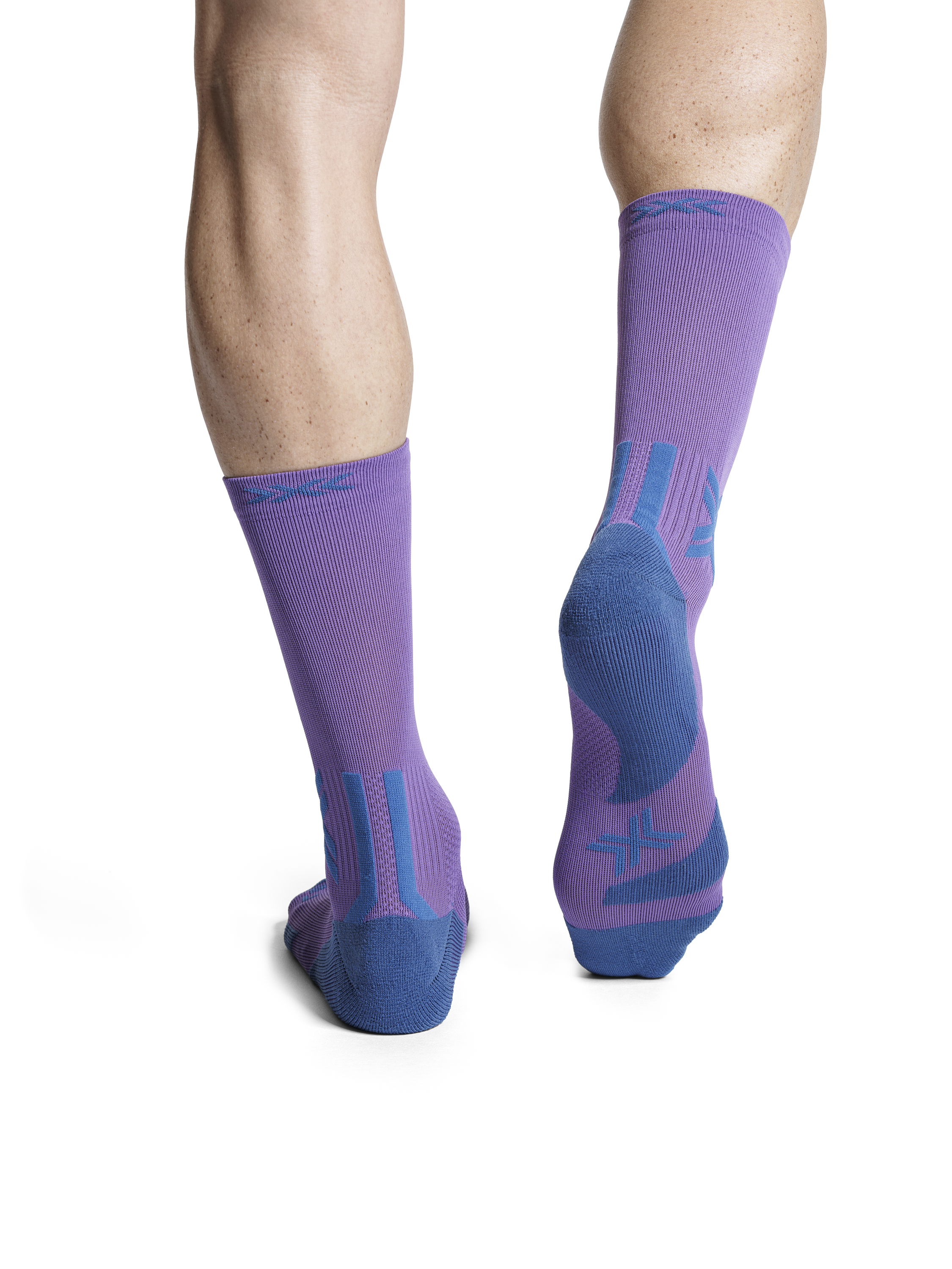 X-SOCKS RUN DISCOVER CREW - Neobergine X Black - Crew - 4 of 28