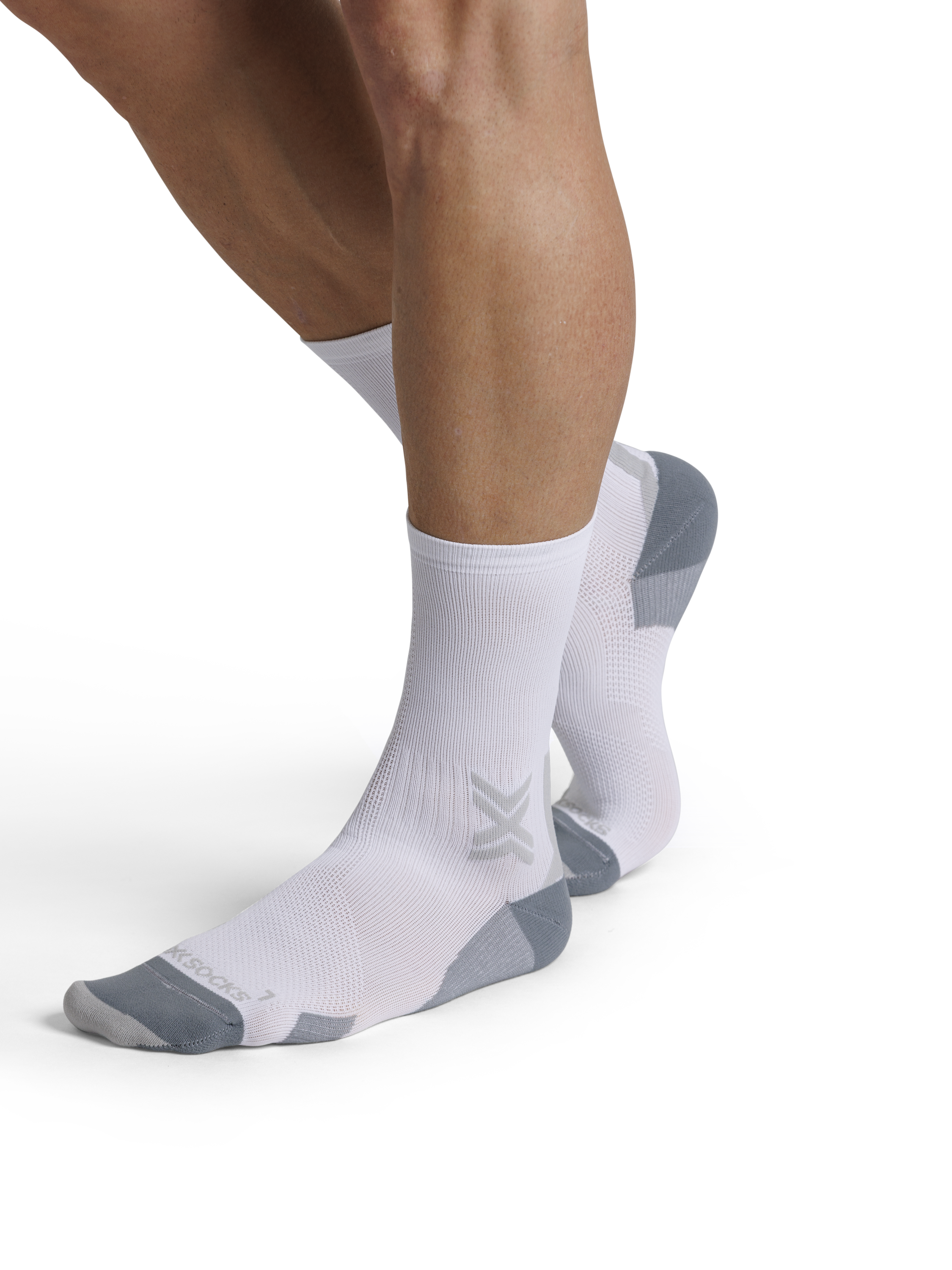 X-SOCKS RUN DISCOVER CREW - Arctic White Pearl Grey - Crew - 18 of 28