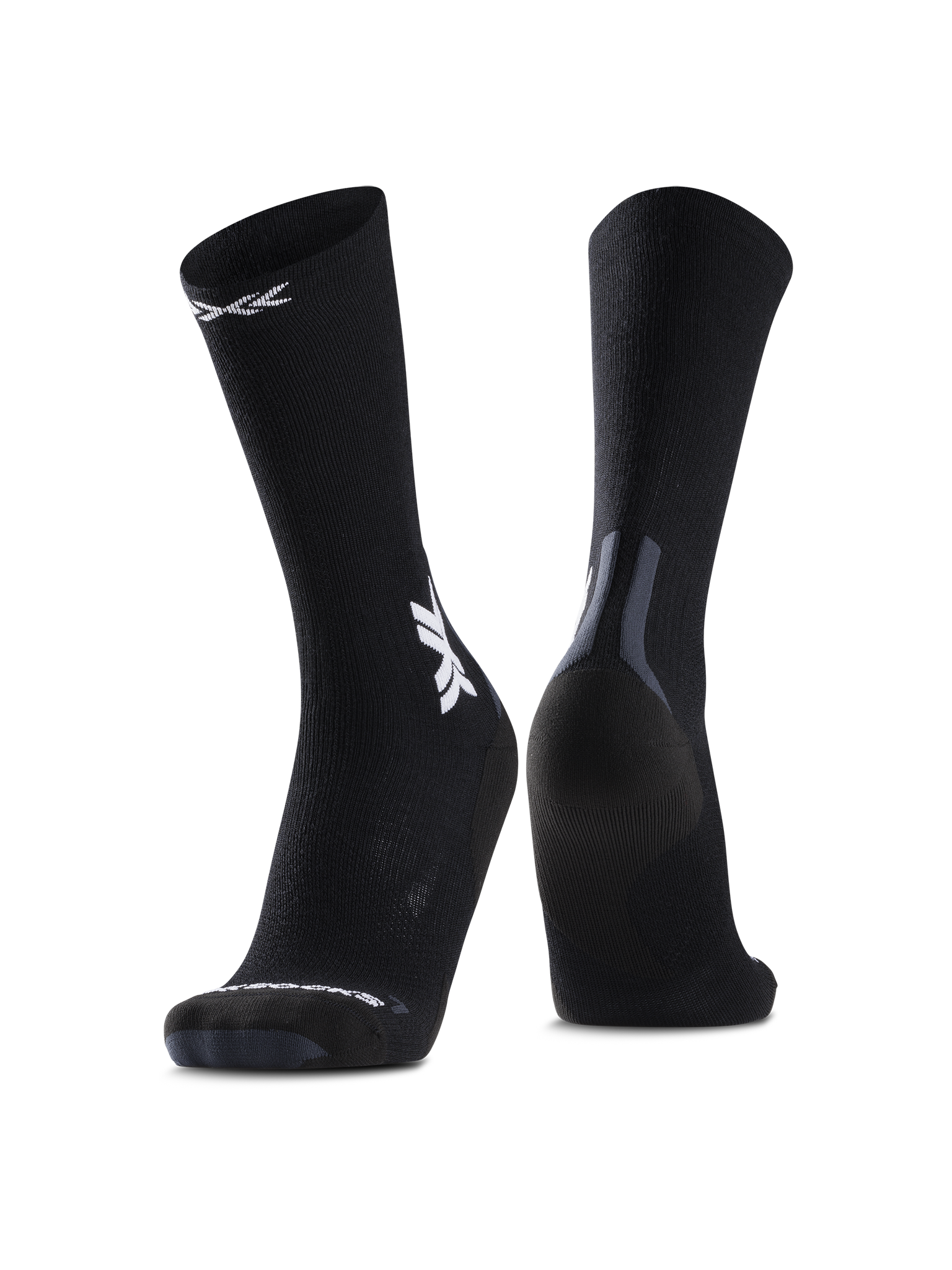 X-SOCKS RUN DISCOVER MERINO CREW - X Black Light Grey - Crew - 1 of 7
