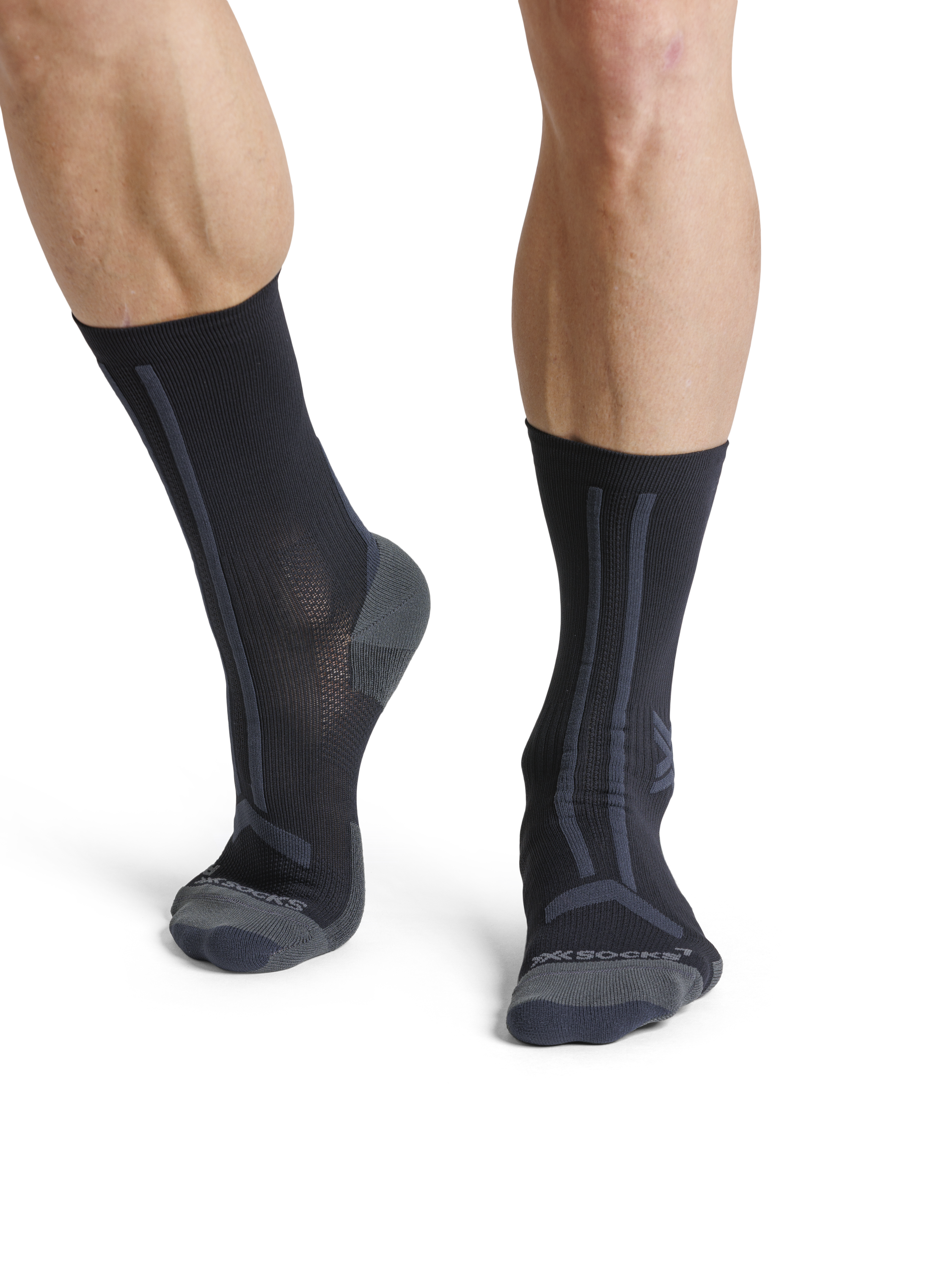 X-SOCKS TRAILRUN DISCOVER CREW - Black Charcoal - Crew - 6 of 14