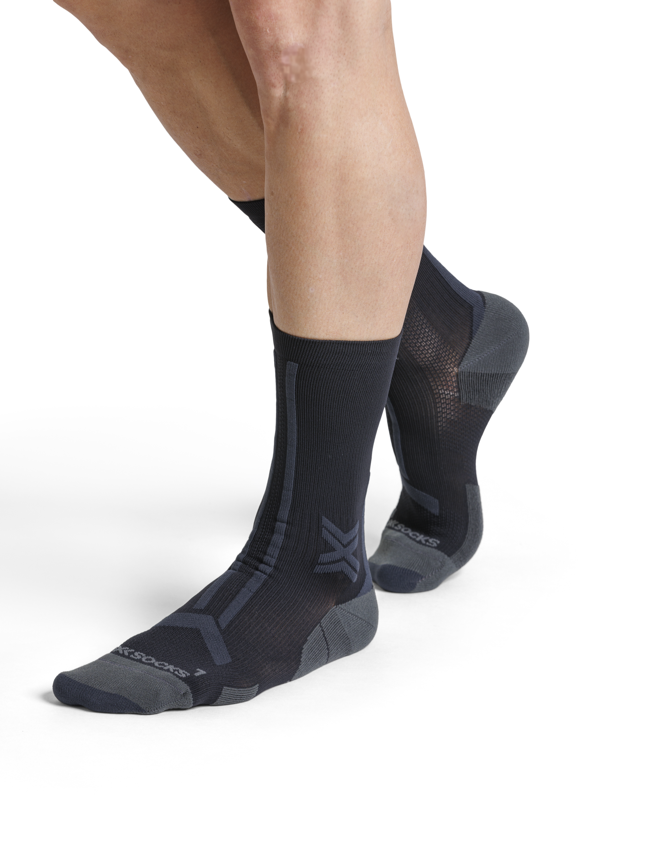 X-SOCKS TRAILRUN DISCOVER CREW - Black Charcoal - Crew - 7 of 14