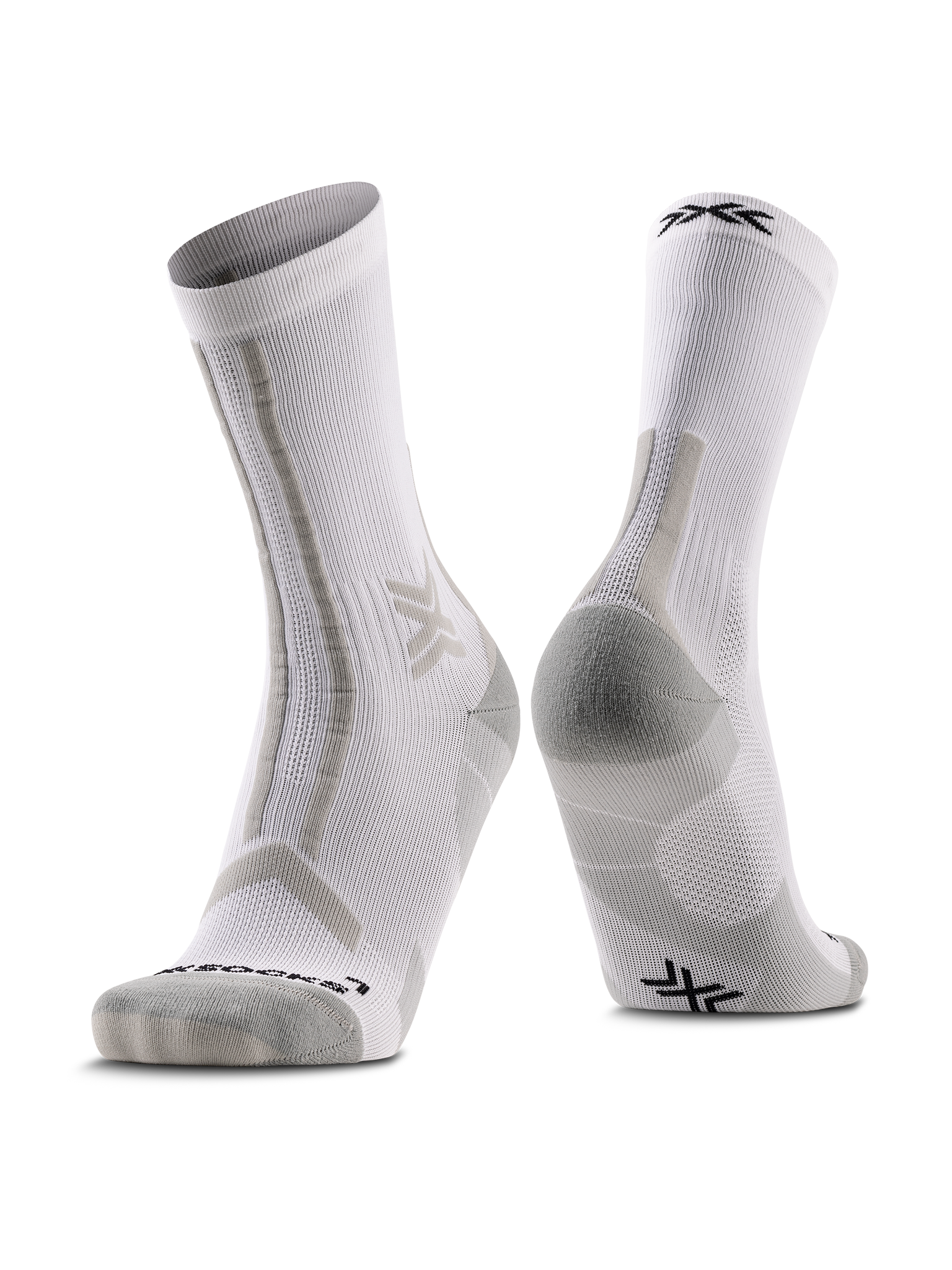 X-SOCKS TRAILRUN DISCOVER CREW - Arctic White Pearl Grey - Crew - 1 of 14