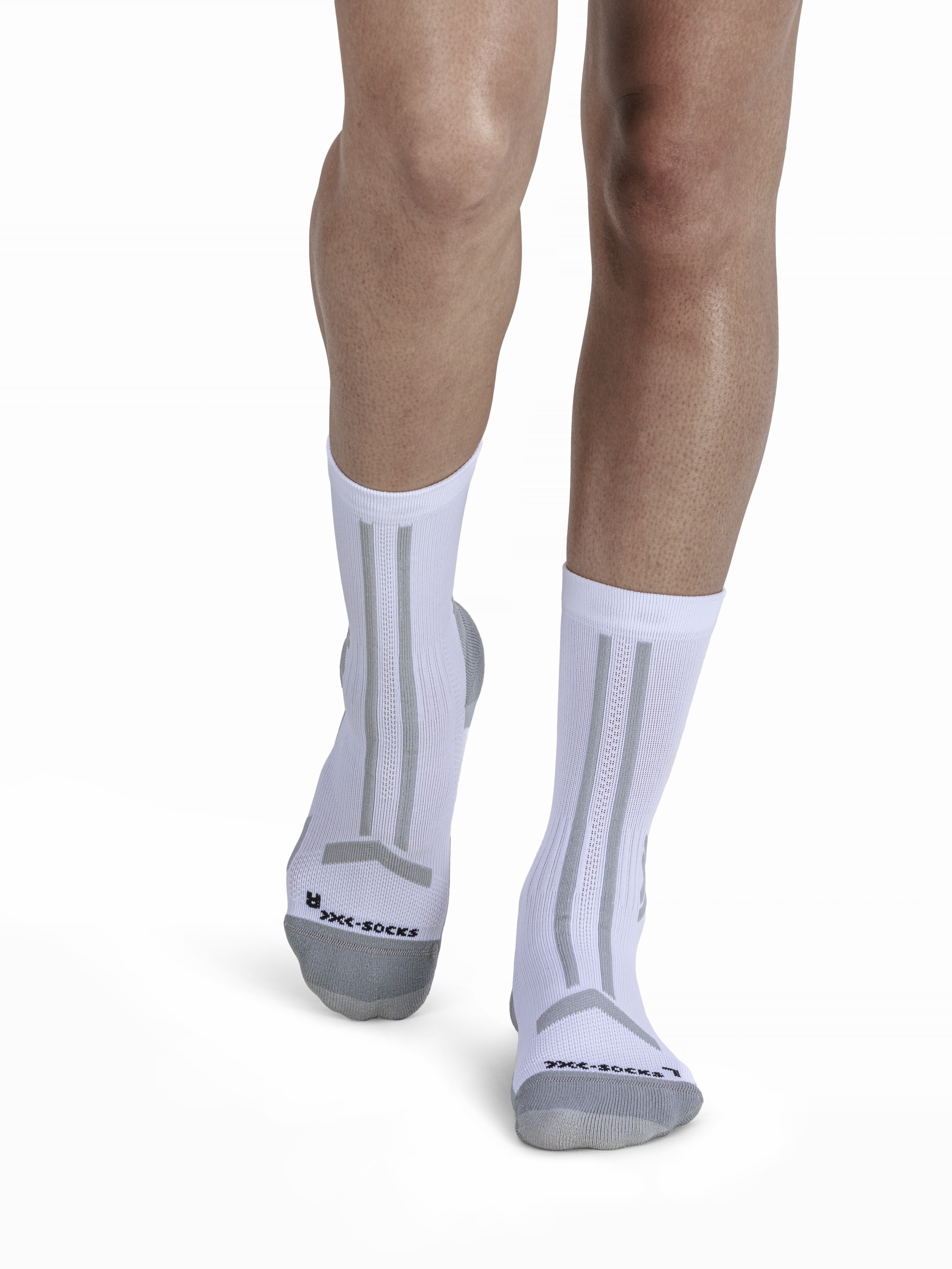 X-SOCKS TRAILRUN DISCOVER CREW - Arctic White Pearl Grey - Crew - 2 of 14