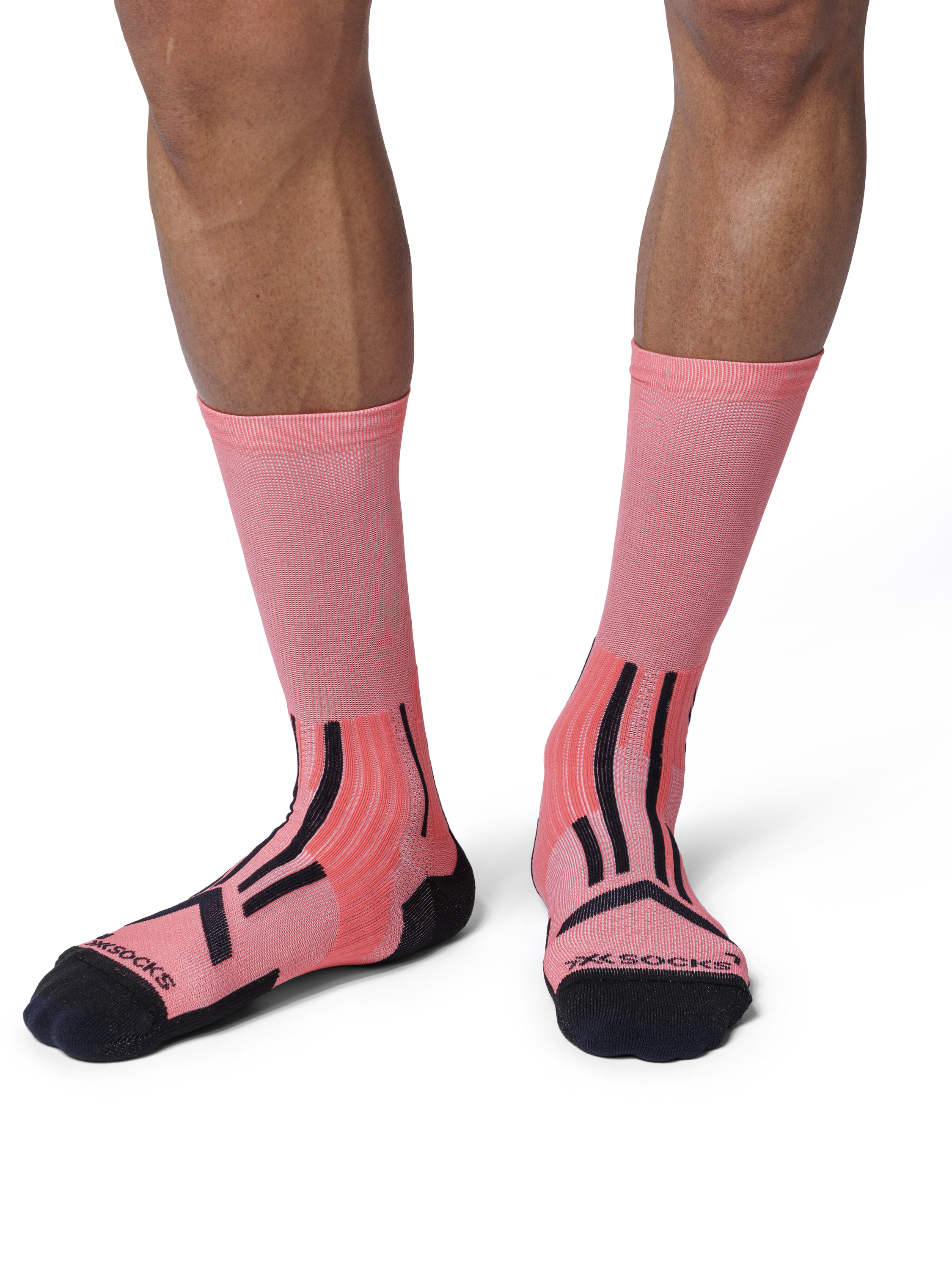 X-SOCKS TRAILRUN PERFORM CREW - Dusty Rose X Black - Crew - 13 of 15