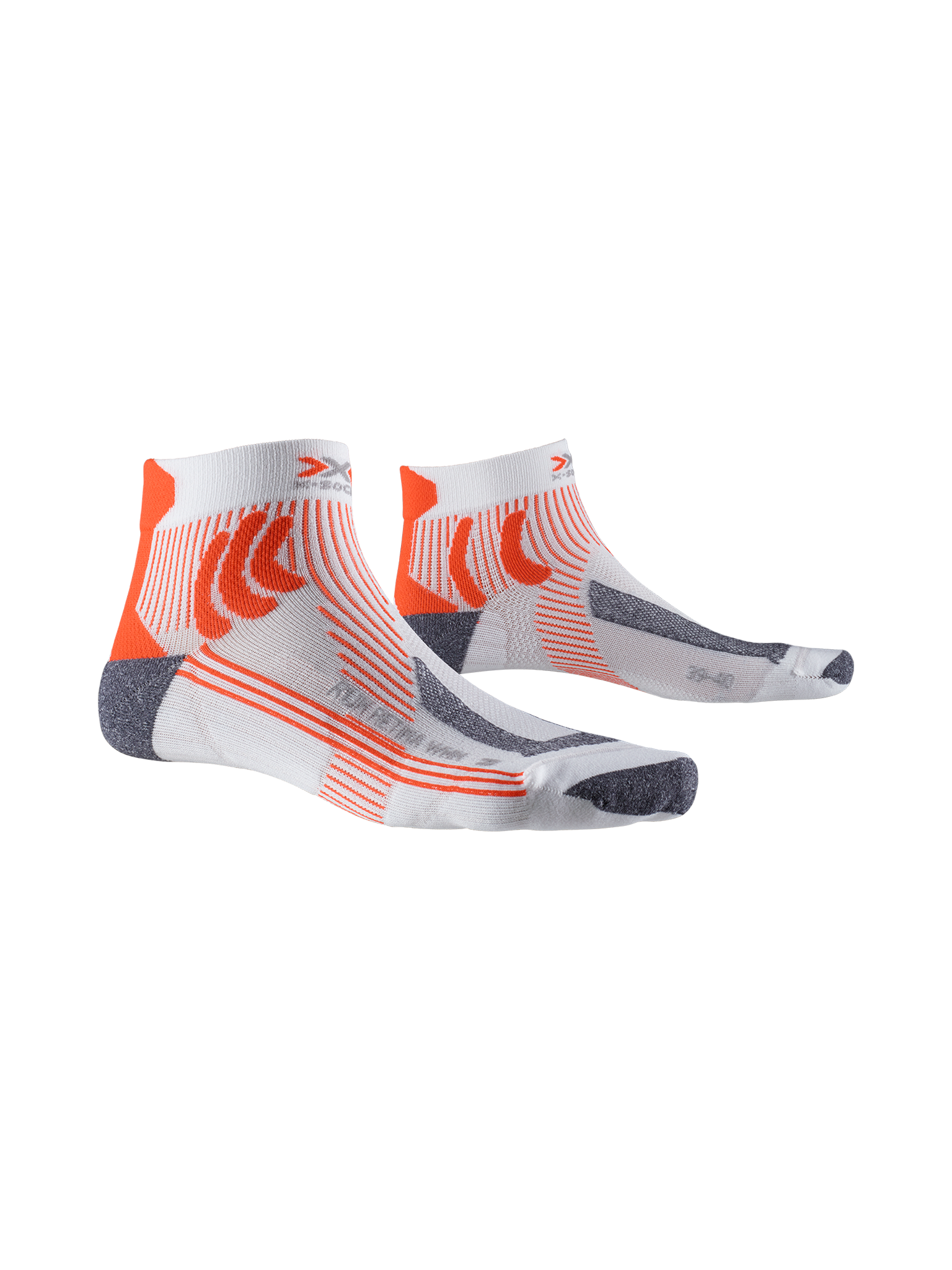 X-SOCKS RUN RETINA WMN - White Orange - Low Cut - 2 of 2
