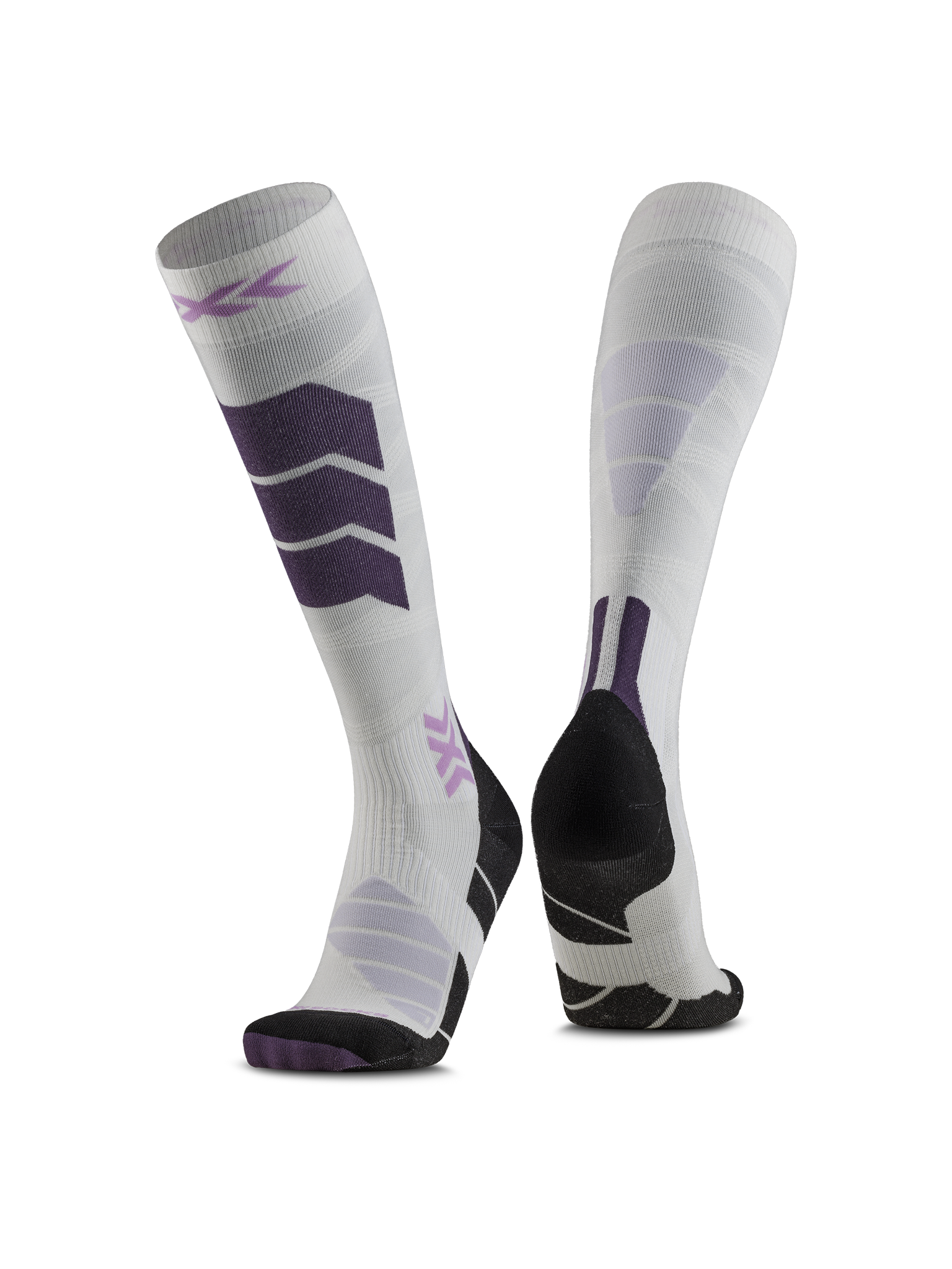X-SOCKS SKI EXPERT SILK MERINO OTC - X White Lavender - Over The Calf - 5 of 8