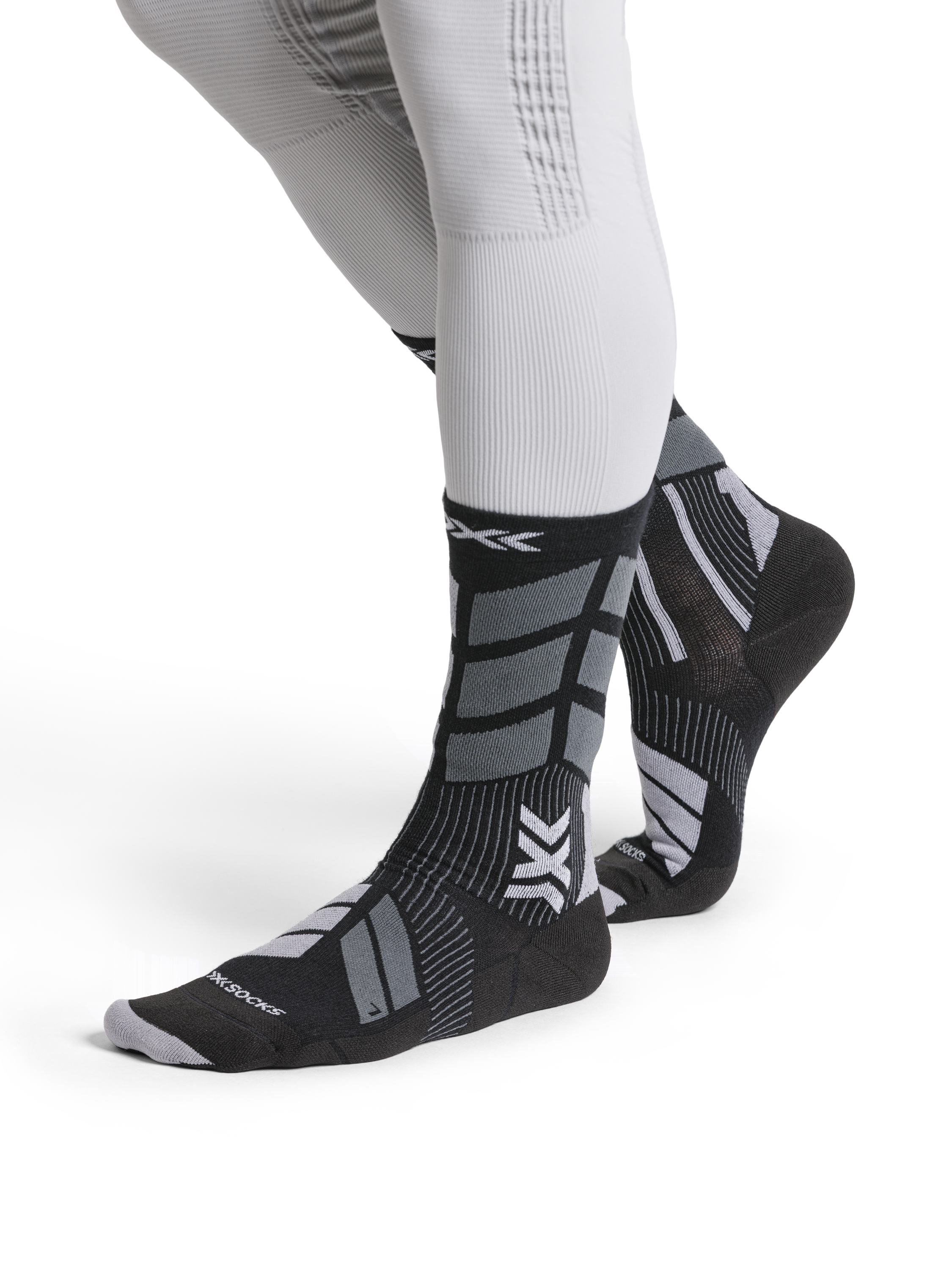 X-SOCKS X-COUNTRY PERFORM MERINO CREW - X Black Grey - Crew - 3 of 8