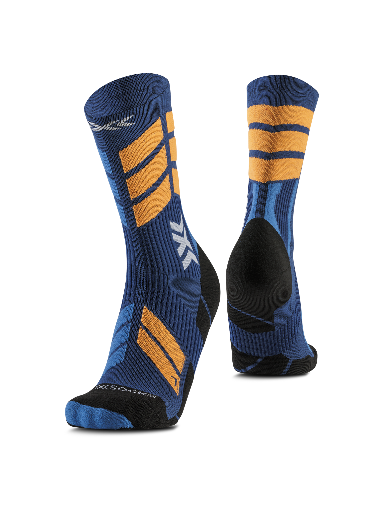 X-SOCKS X-COUNTRY PERFORM CREW - Marine Orange - Crew - 1 of 8