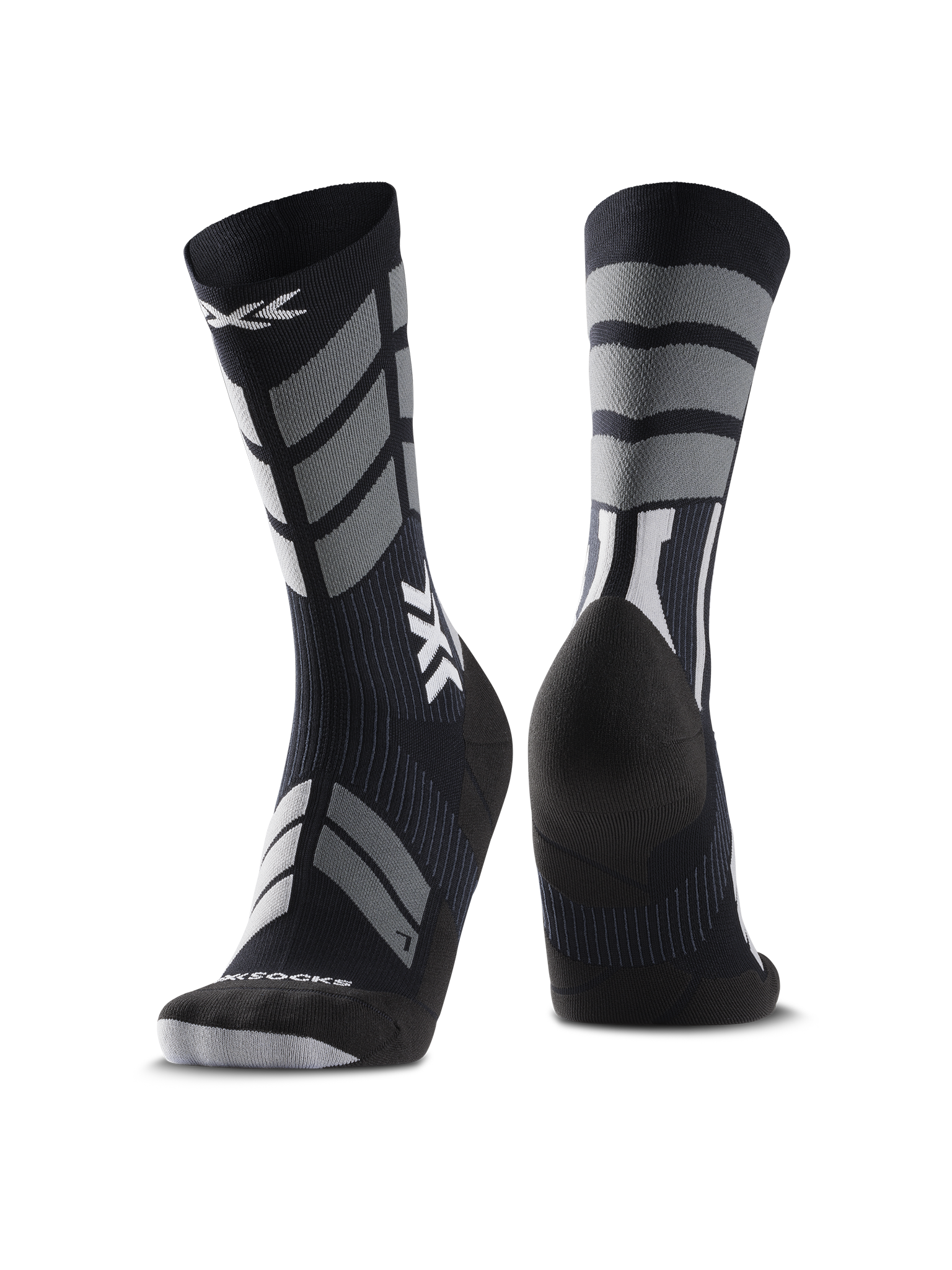 X-SOCKS X-COUNTRY PERFORM CREW - X Black Light Grey - Crew - 5 of 8