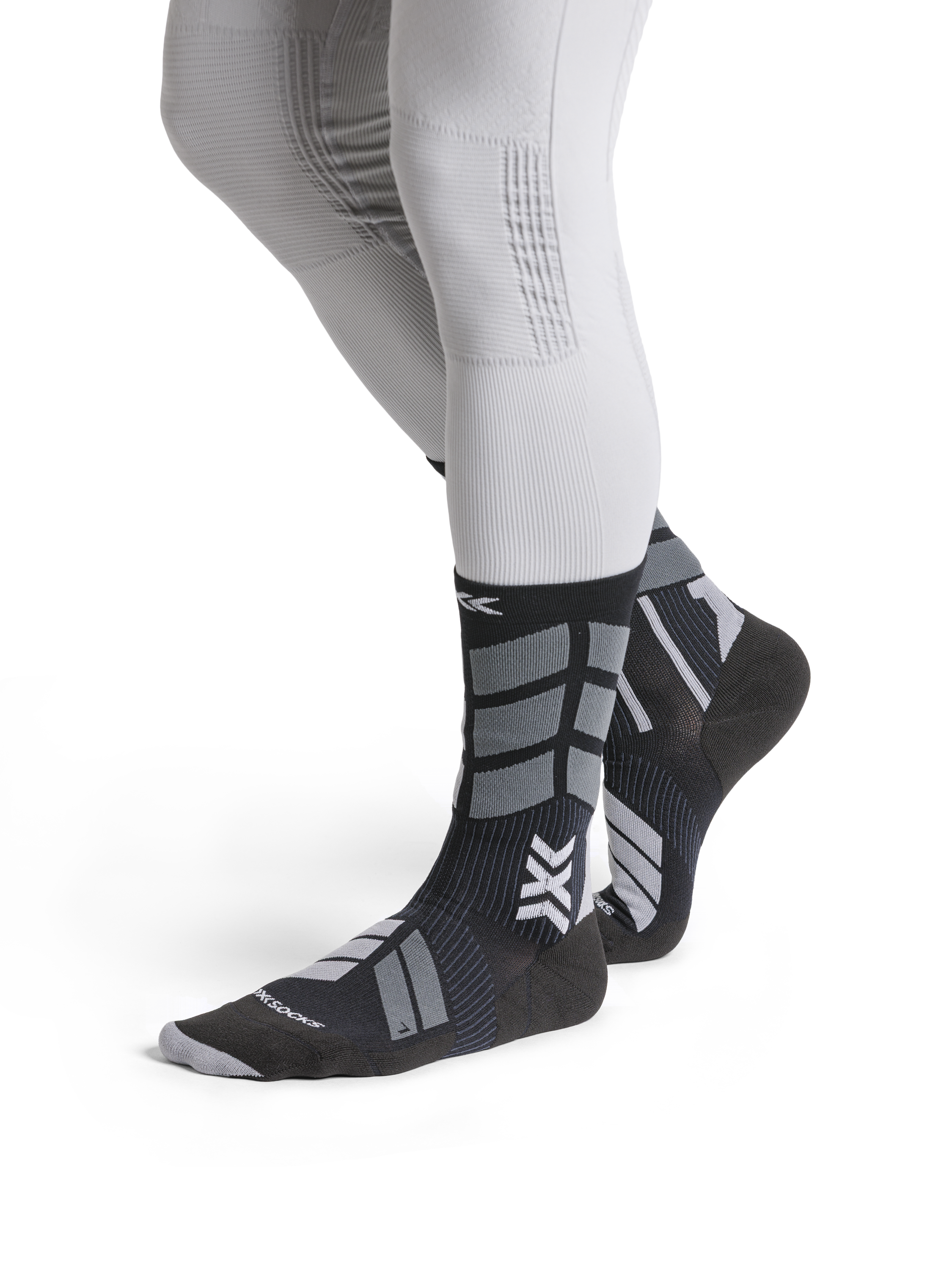 X-SOCKS X-COUNTRY PERFORM CREW - X Black Light Grey - Crew - 7 of 8