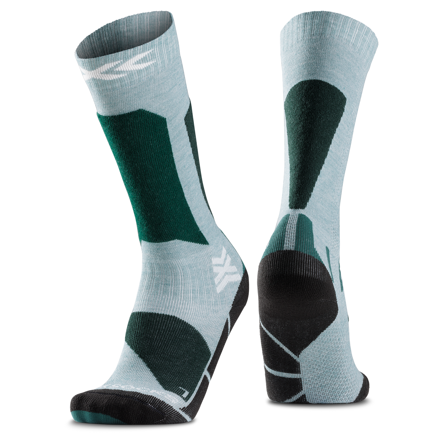 X-SOCKS SKI DISCOVER OTC JR - Sage Green English Lawn - Over The Calf - 3 of 5
