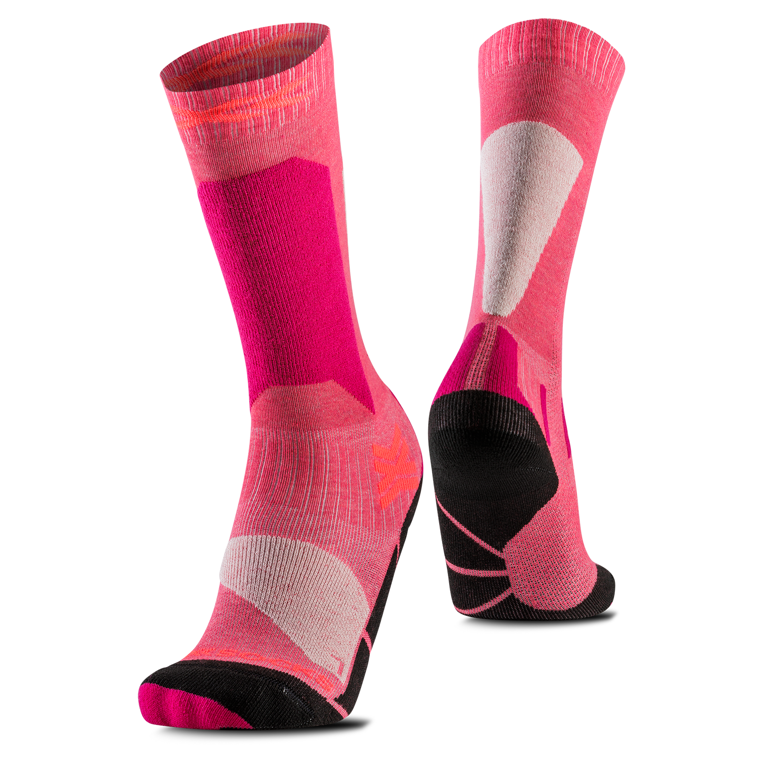 X-SOCKS SKI DISCOVER OTC JR - Light Pink Light Sand - Over The Calf - 4 of 5