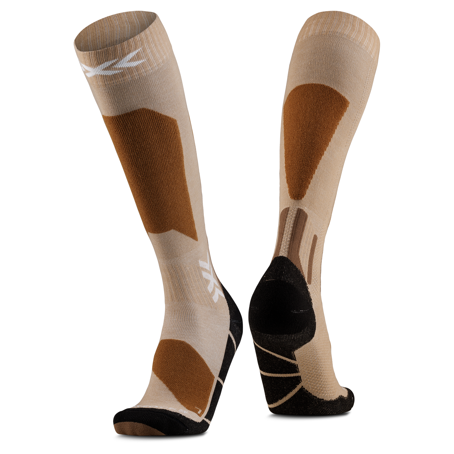 X-SOCKS SKI DISCOVER OTC - Sand Dark Sand - Over The Calf - 17 of 17