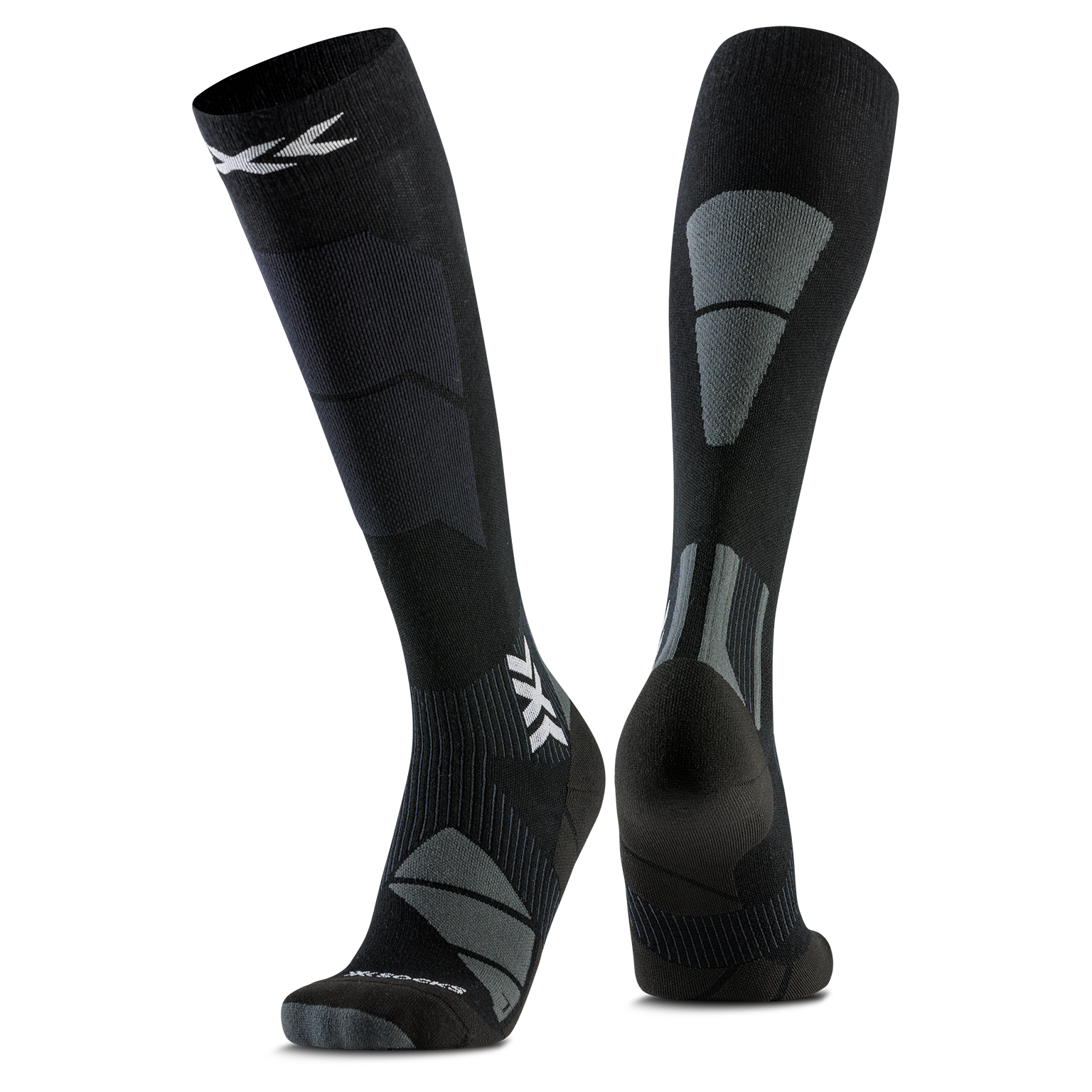 X-SOCKS SKI PERFORM MERINO OTC - X Black Grey - Over The Calf - 1 of 20