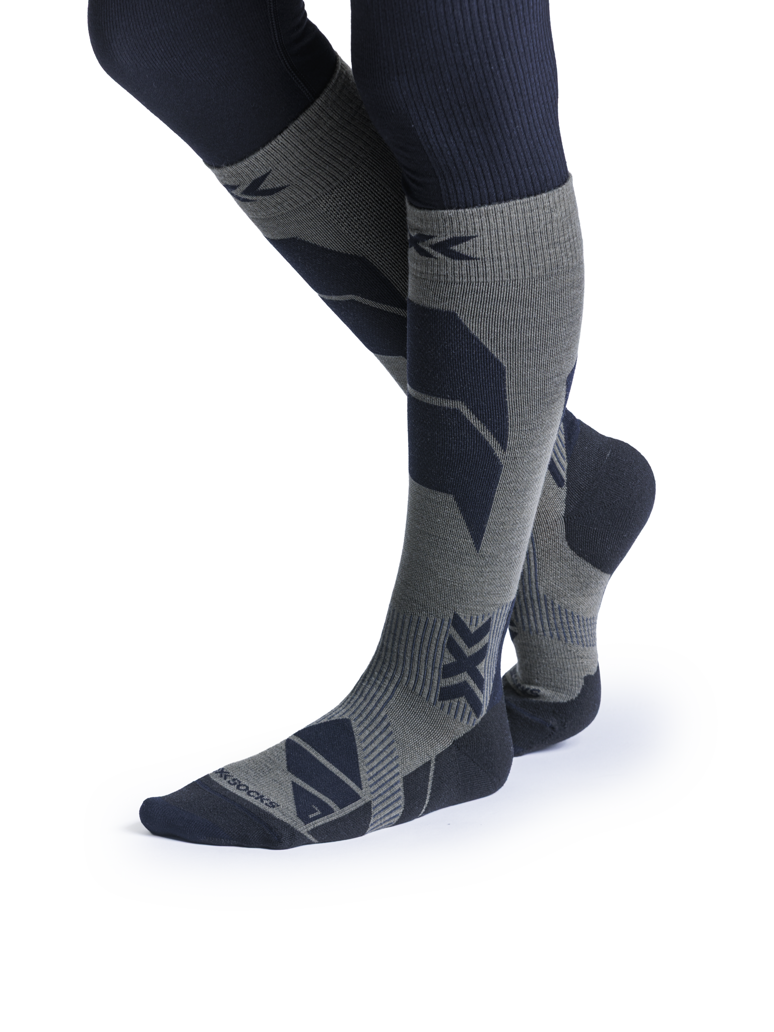 X-SOCKS SKI PERFORM MERINO OTC - Sand - Over The Calf - 19 of 20