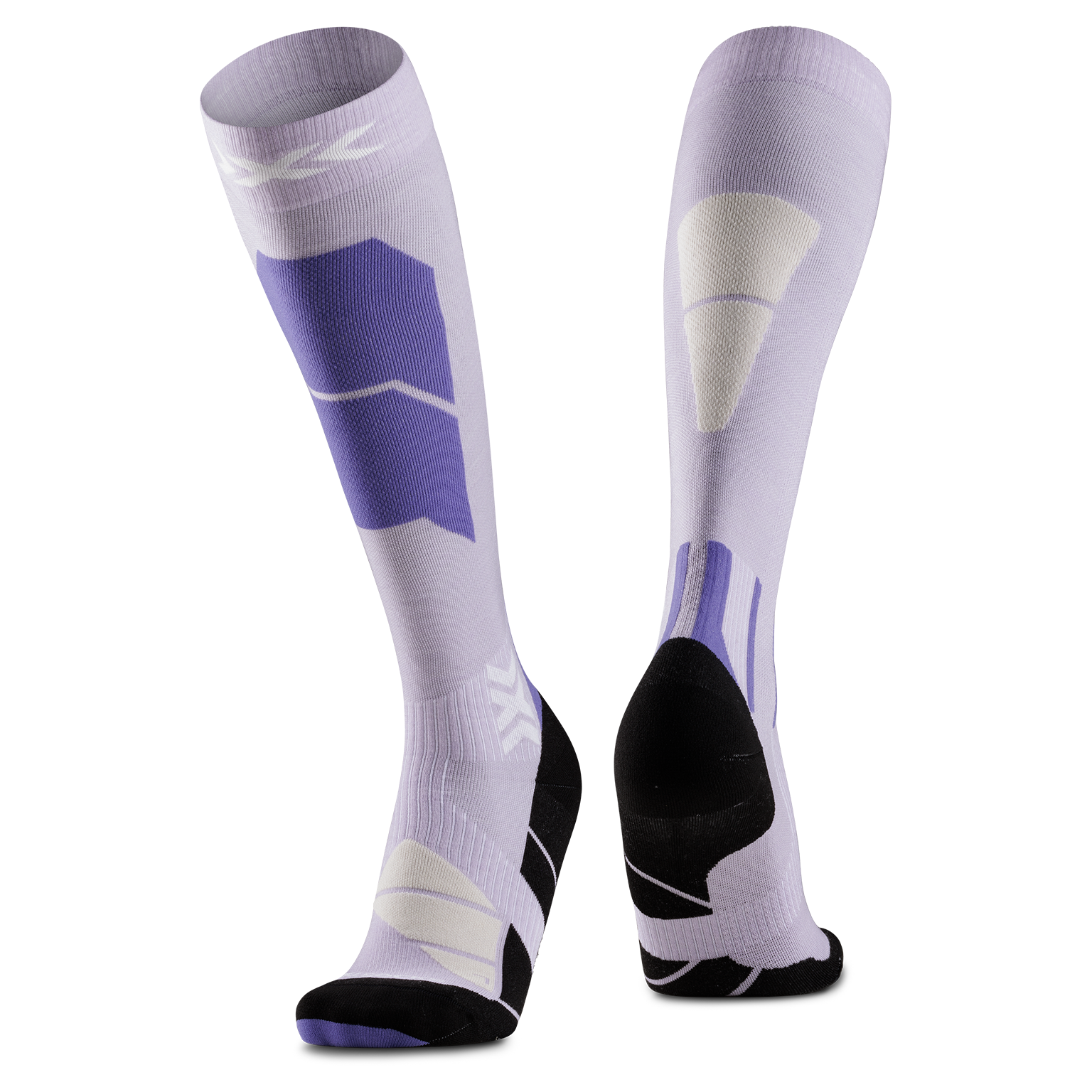 X-SOCKS SKI PERFORM MERINO OTC - Muted Lavender Light Sand - Over The Calf - 5 of 20