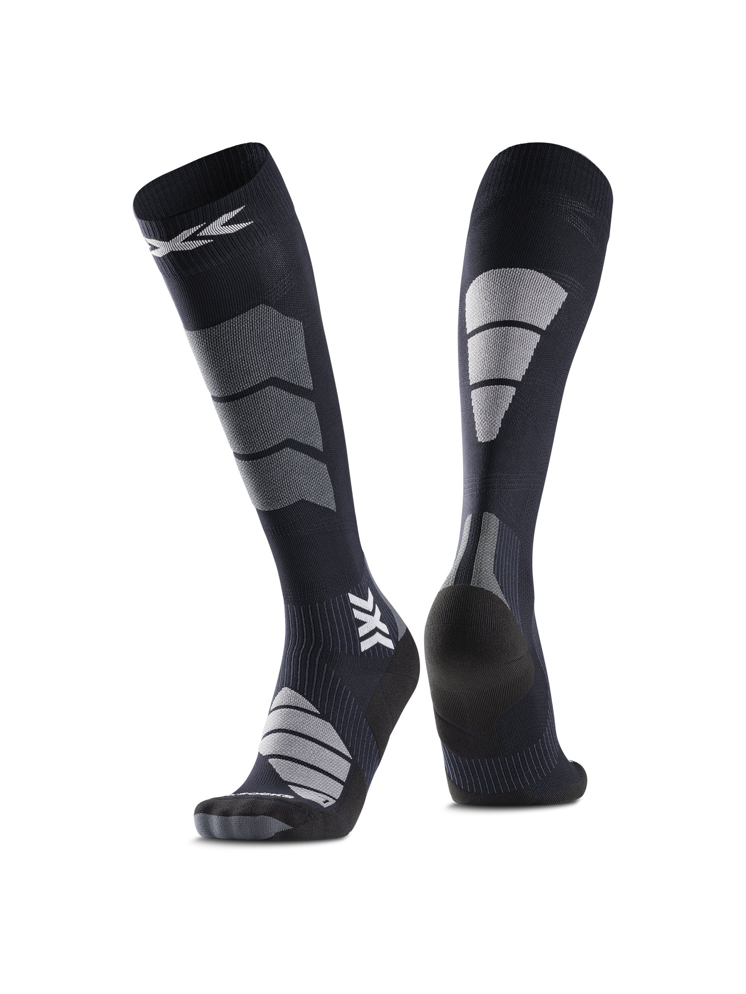 X-SOCKS SKI EXPERT LIGHT OTC - X Black Light Grey - Over The Calf - 1 of 4