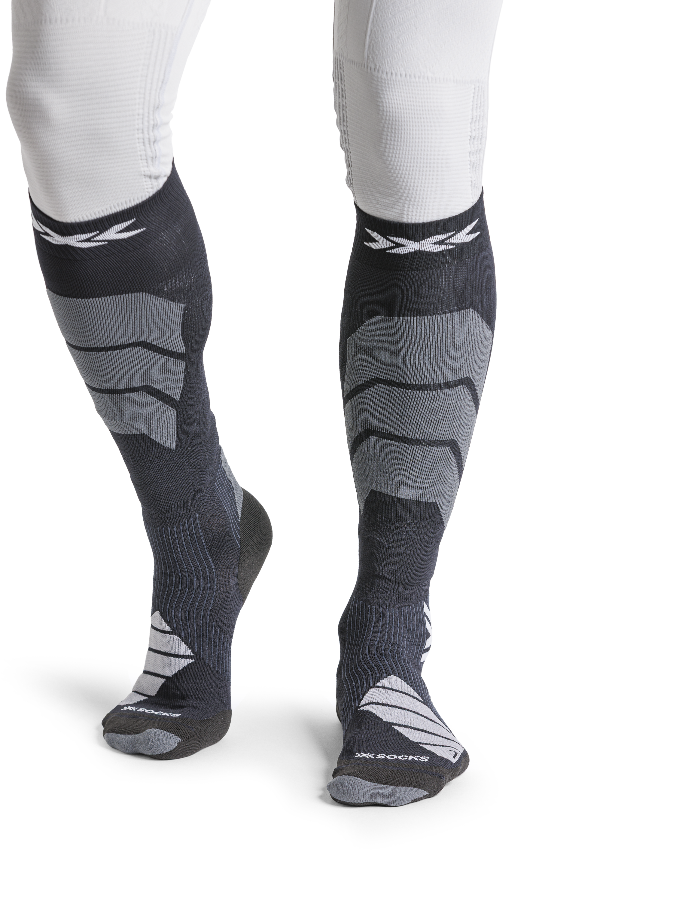 X-SOCKS SKI EXPERT LIGHT OTC - X Black Light Grey - Over The Calf - 3 of 4