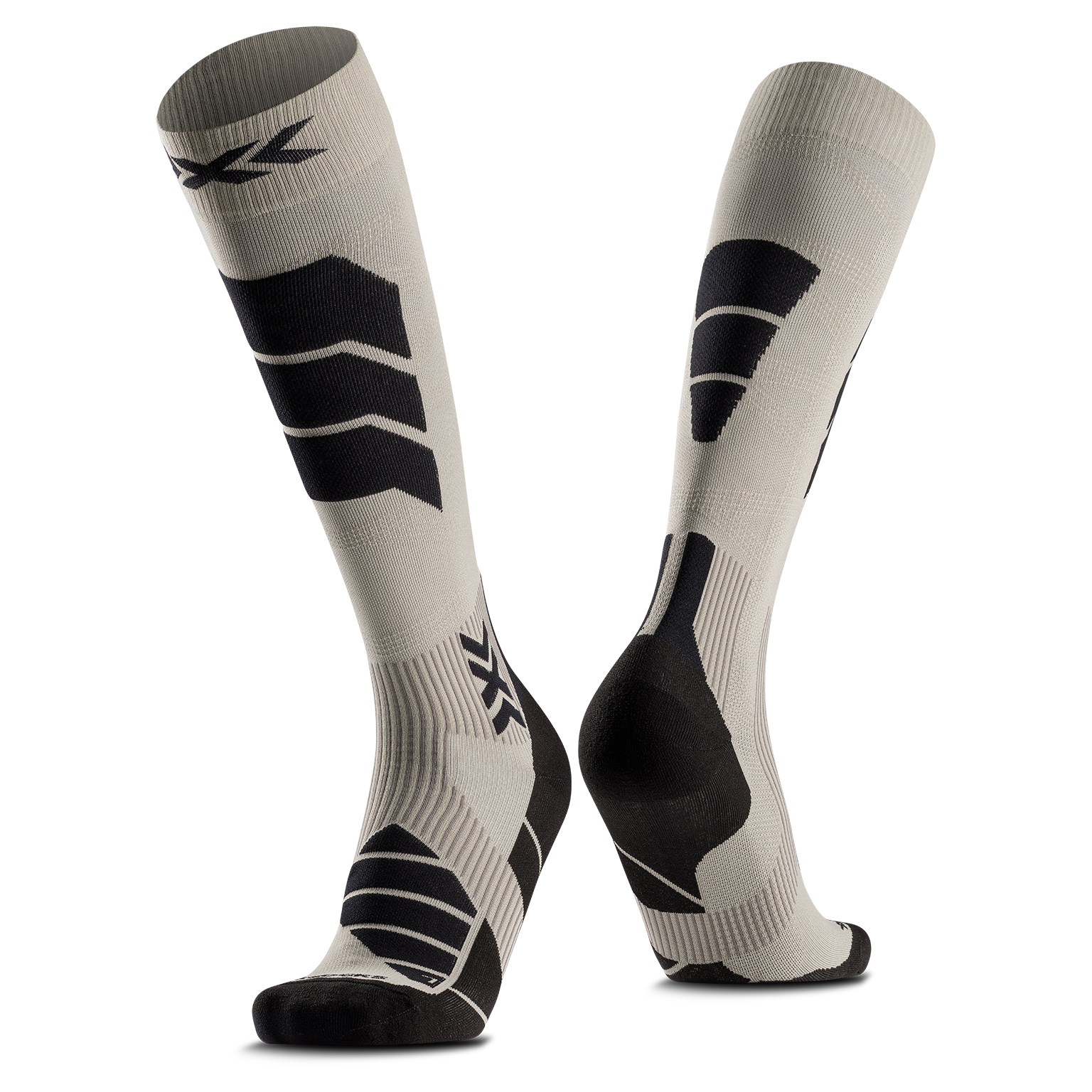 X-SOCKS SKI EXPERT OTC - Tea Grey Black - Over The Calf - 10 of 13