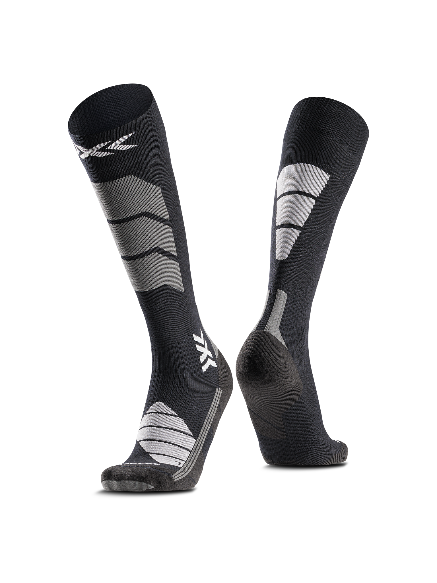 X-SOCKS SKI EXPERT OTC WMN - X Black Light Grey - Over The Calf - 2 of 5