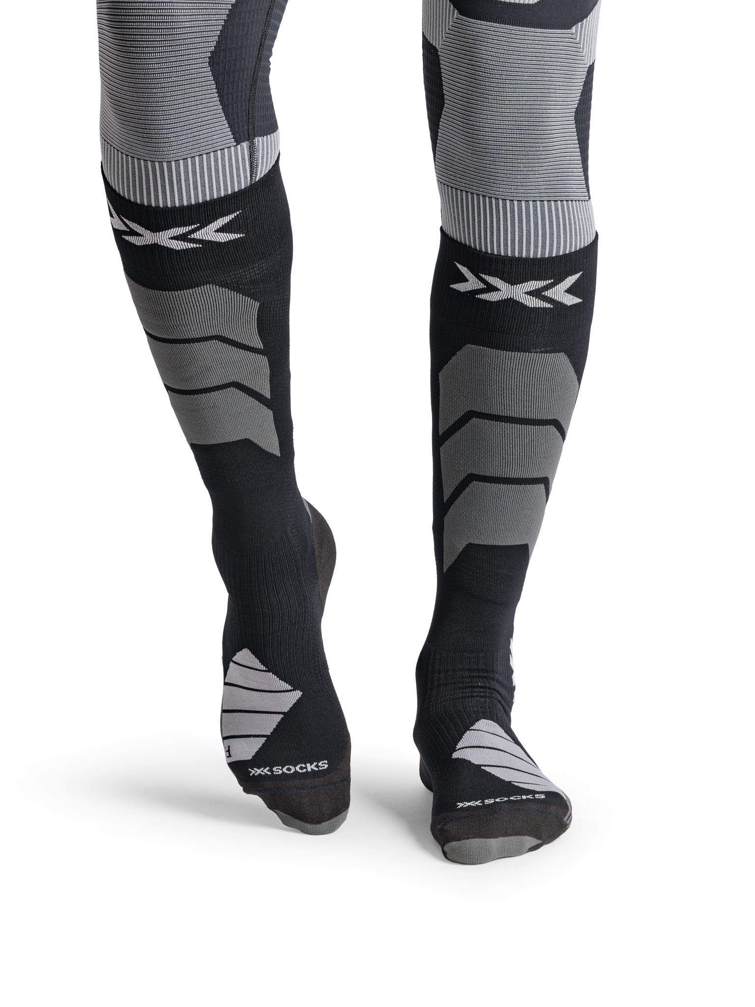 X-SOCKS SKI EXPERT OTC WMN - X Black Light Grey - Over The Calf - 3 of 5
