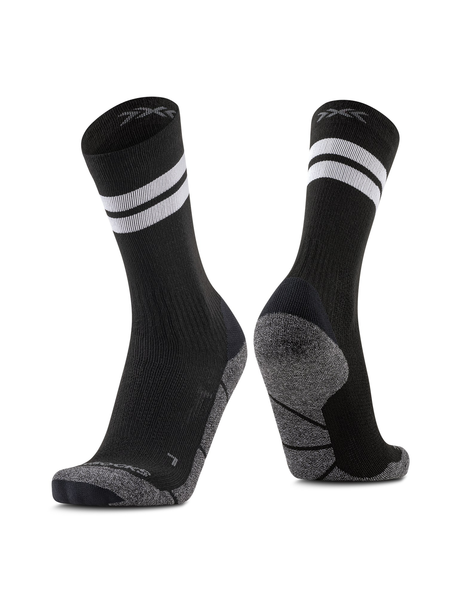 X-SOCKS CORE NATURAL GRAPHICS CREW - Black Charcoal - Crew - 1 of 9