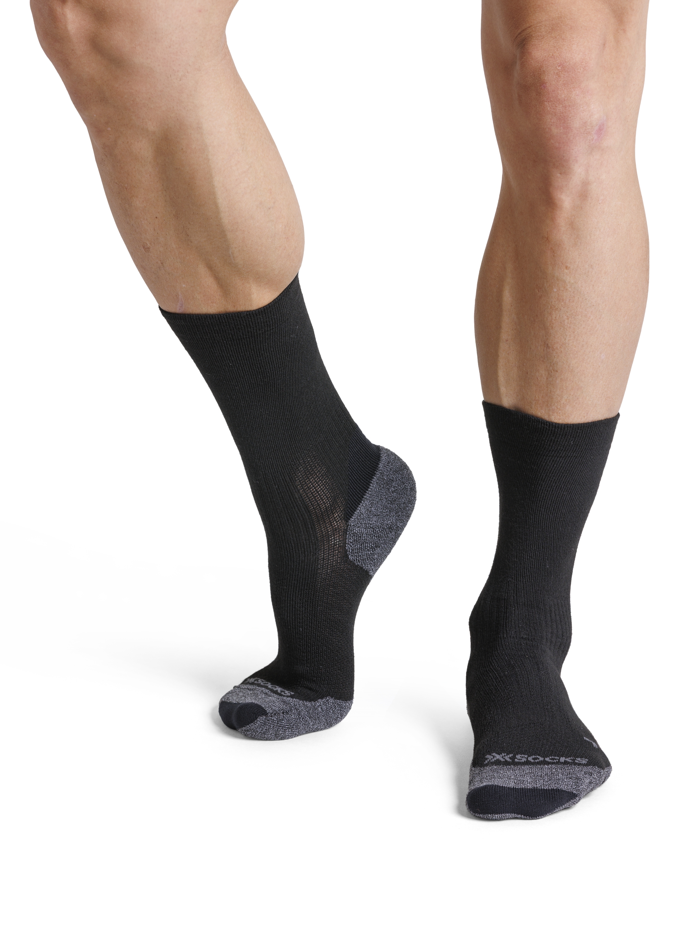 X-SOCKS CORE NATURAL CREW - Black Charcoal - Crew - 6 of 9