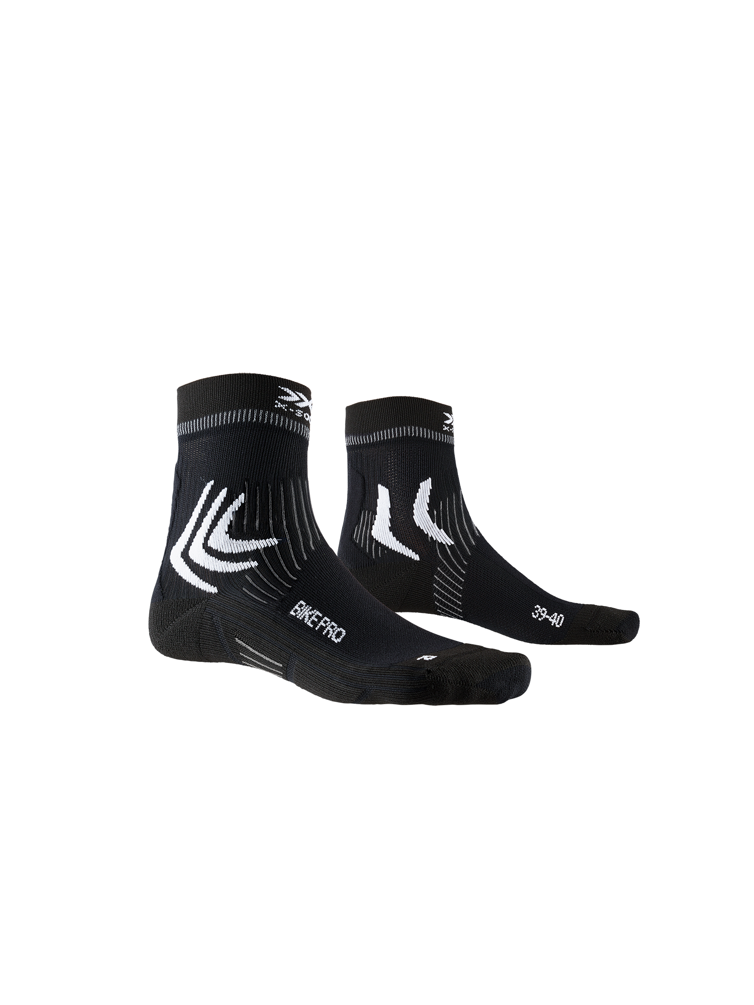 X-SOCKS BIKE PRO 4.0 MEN - Opal Black Arctic White - Ankle - 1 of 1