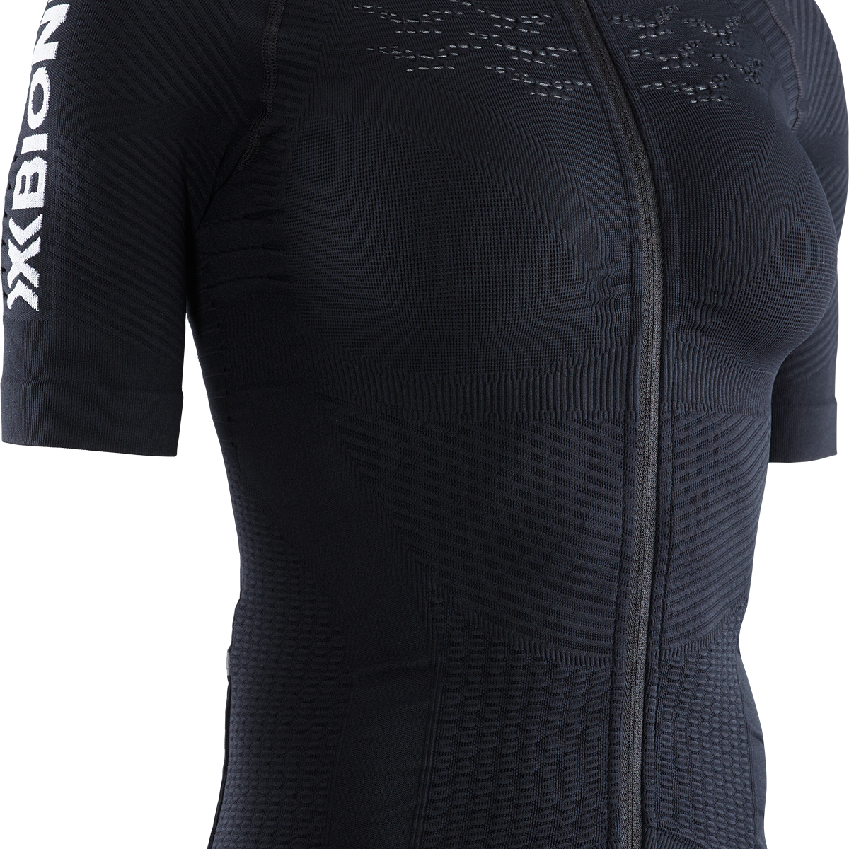 X-BIONIC EFFEKTOR 4.0 CYCLING ZIP SHIRT SH SL WMN - Opal Black Arctic White - T-Shirts - 3 of 8