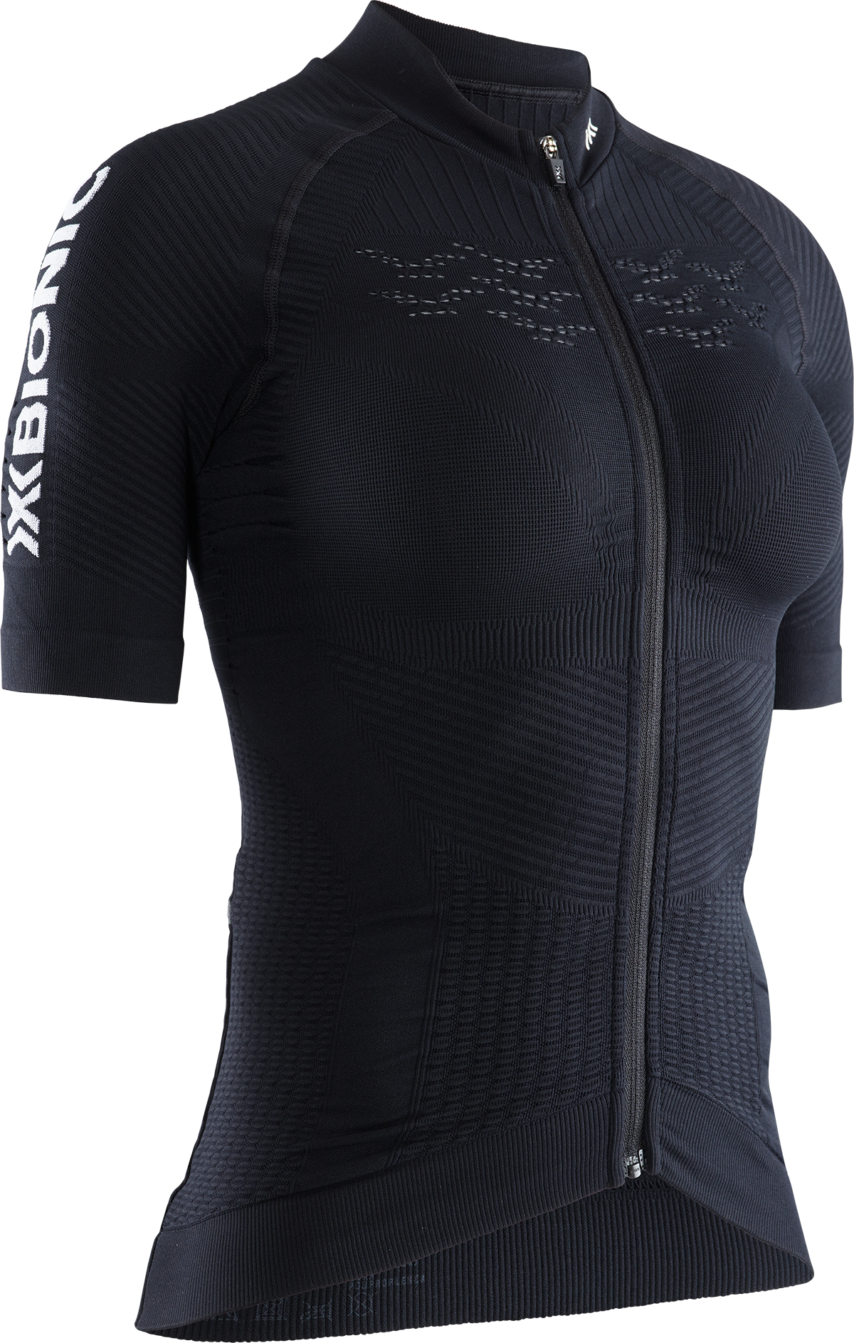 X-BIONIC EFFEKTOR 4.0 CYCLING ZIP SHIRT SH SL WMN - Opal Black Arctic White - T-Shirts - 3 of 8