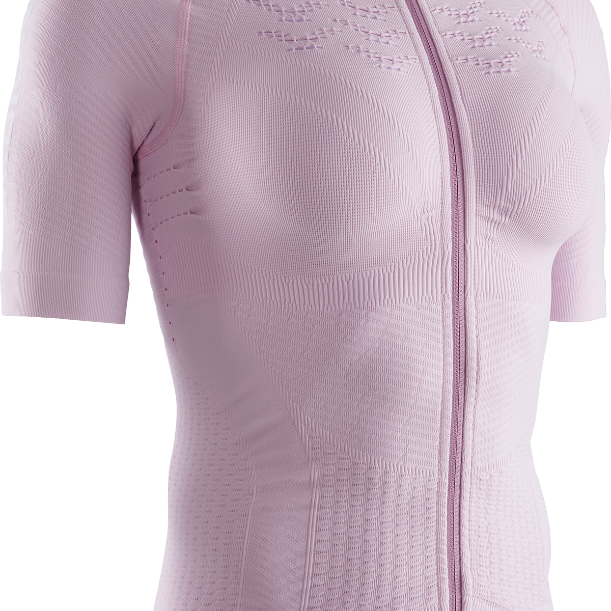 X-BIONIC EFFEKTOR 4.0 CYCLING ZIP SHIRT SH SL WMN - Magnolia Purple Arctic White - T-Shirts - 7 of 8