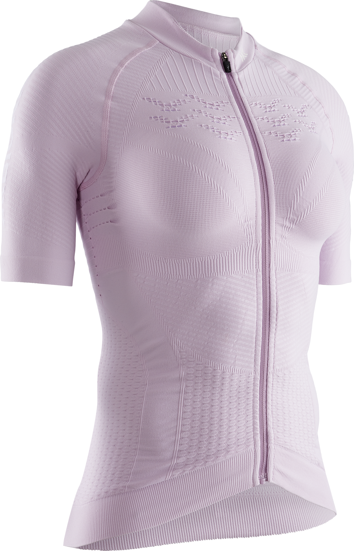 X-BIONIC EFFEKTOR 4.0 CYCLING ZIP SHIRT SH SL WMN - Magnolia Purple Arctic White - T-Shirts - 7 of 8