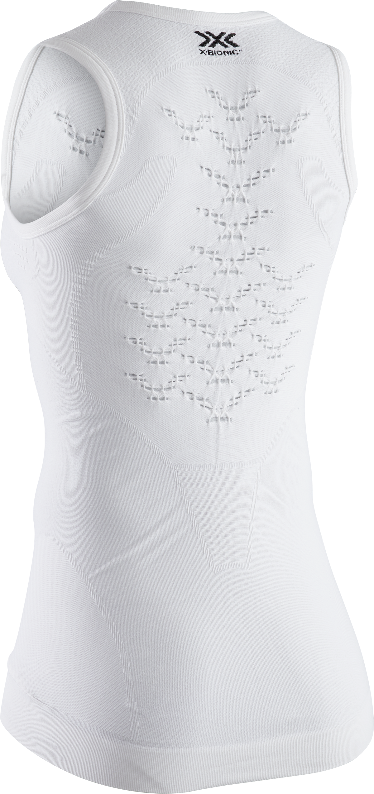 X-BIONIC ENERGIZER 4.0 LT SINGLET WMN - Arctic White Dolomite Grey - Tanks - 4 of 4