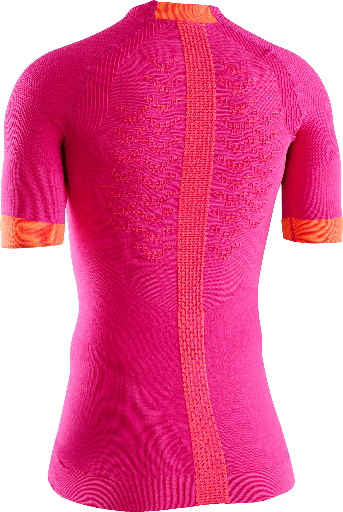X-BIONIC THE TRICK 4.0 RUNNING SHIRT SH SL WMN - Trick Pink Kurkuma Orange - T-Shirts - 8 of 8